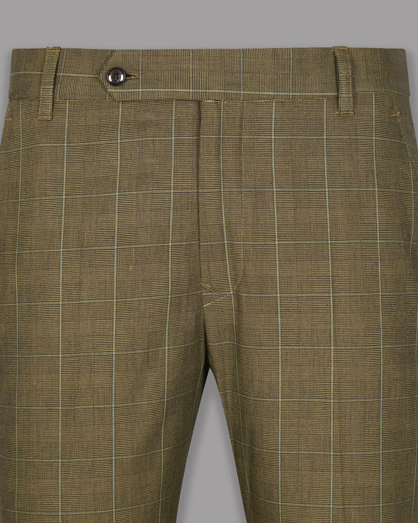 Metal Yellow Plaid Pant T1016-42, T1016-34, T1016-30, T1016-38, T1016-44, T1016-28, T1016-40, T1016-36, T1016-32