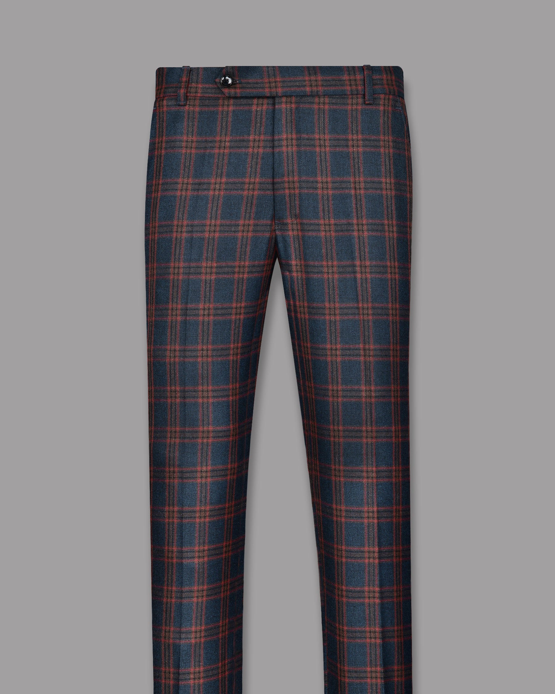 Big Blue Windowpane Checked Pant