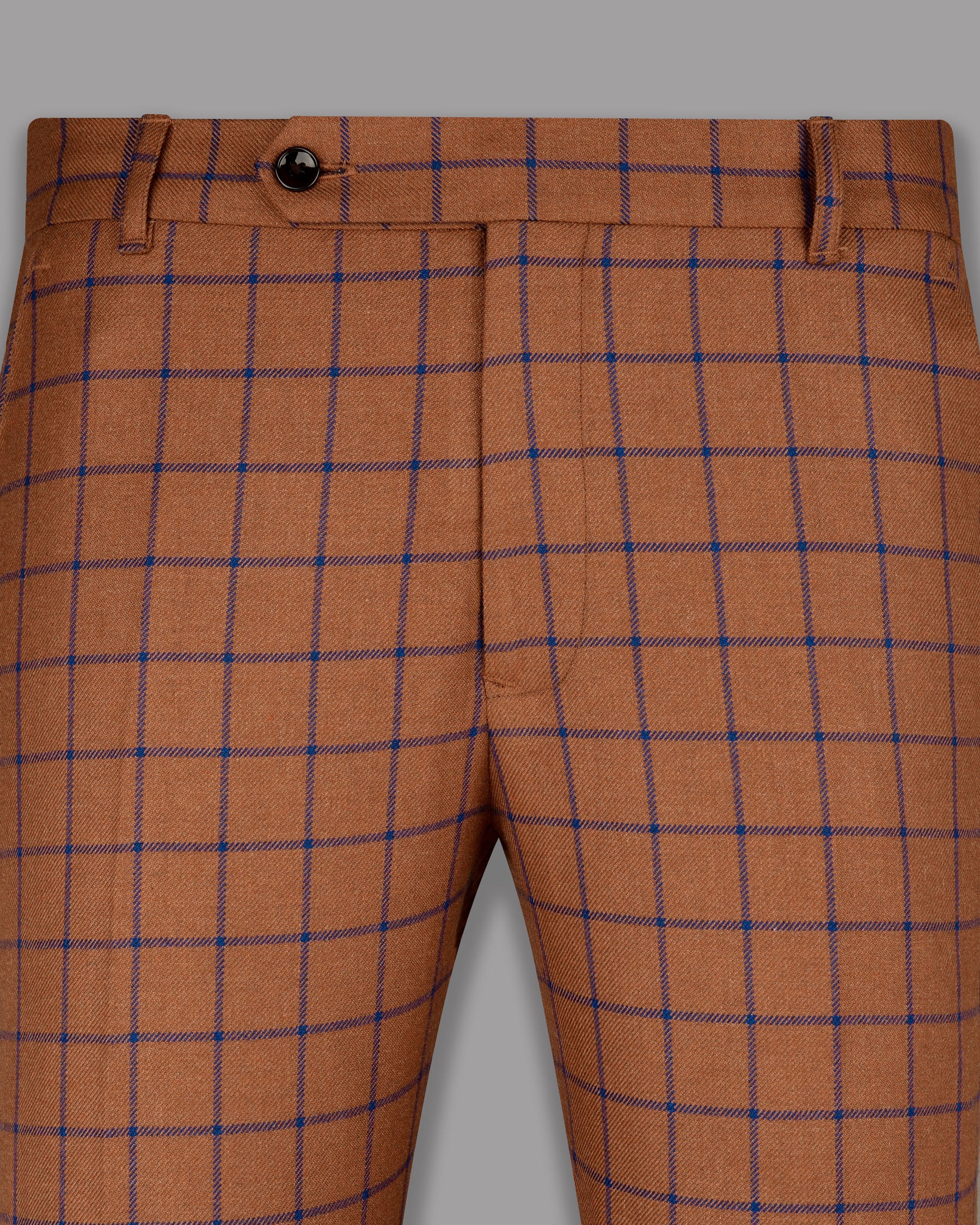 Dark Tan Windowpane Checked Pant T1084-28, T1084-32, T1084-38, T1084-44, T1084-42, T1084-30, T1084-40, T1084-34, T1084-36