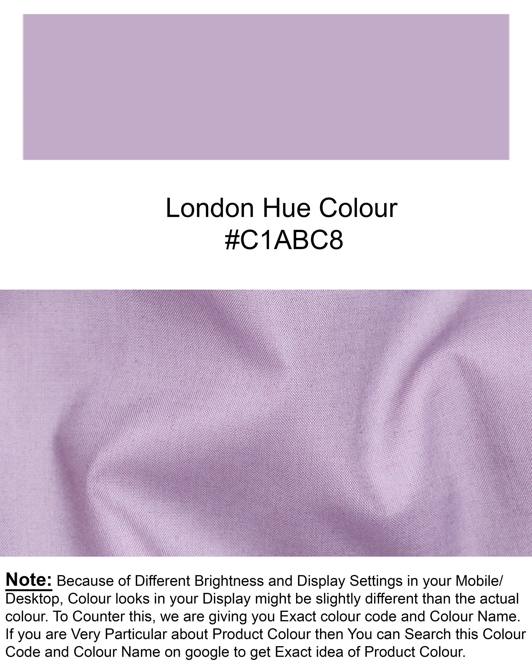 London Hue Lilac Premium Cotton Pant