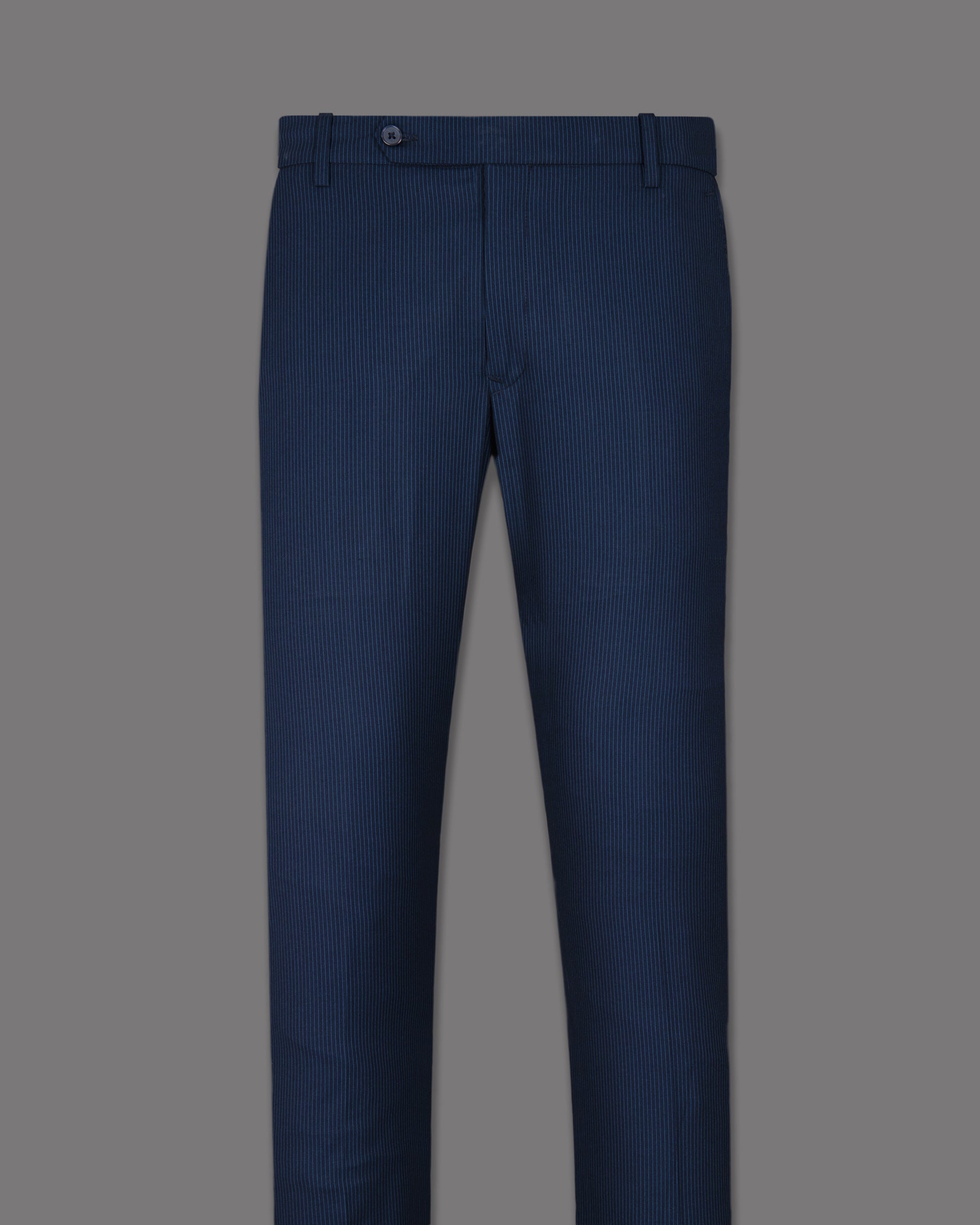 Midnight and Chambray blue Striped Woolrich Pant