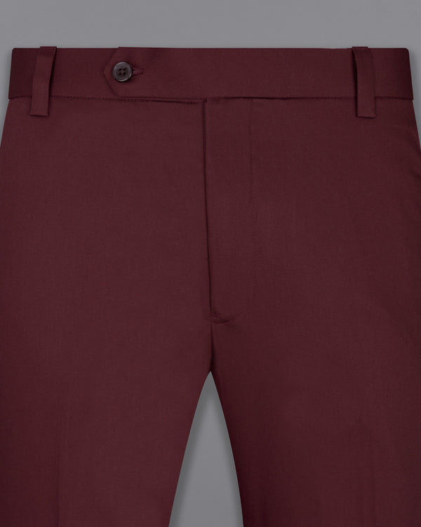 Heath Brown Wool Rich Pant