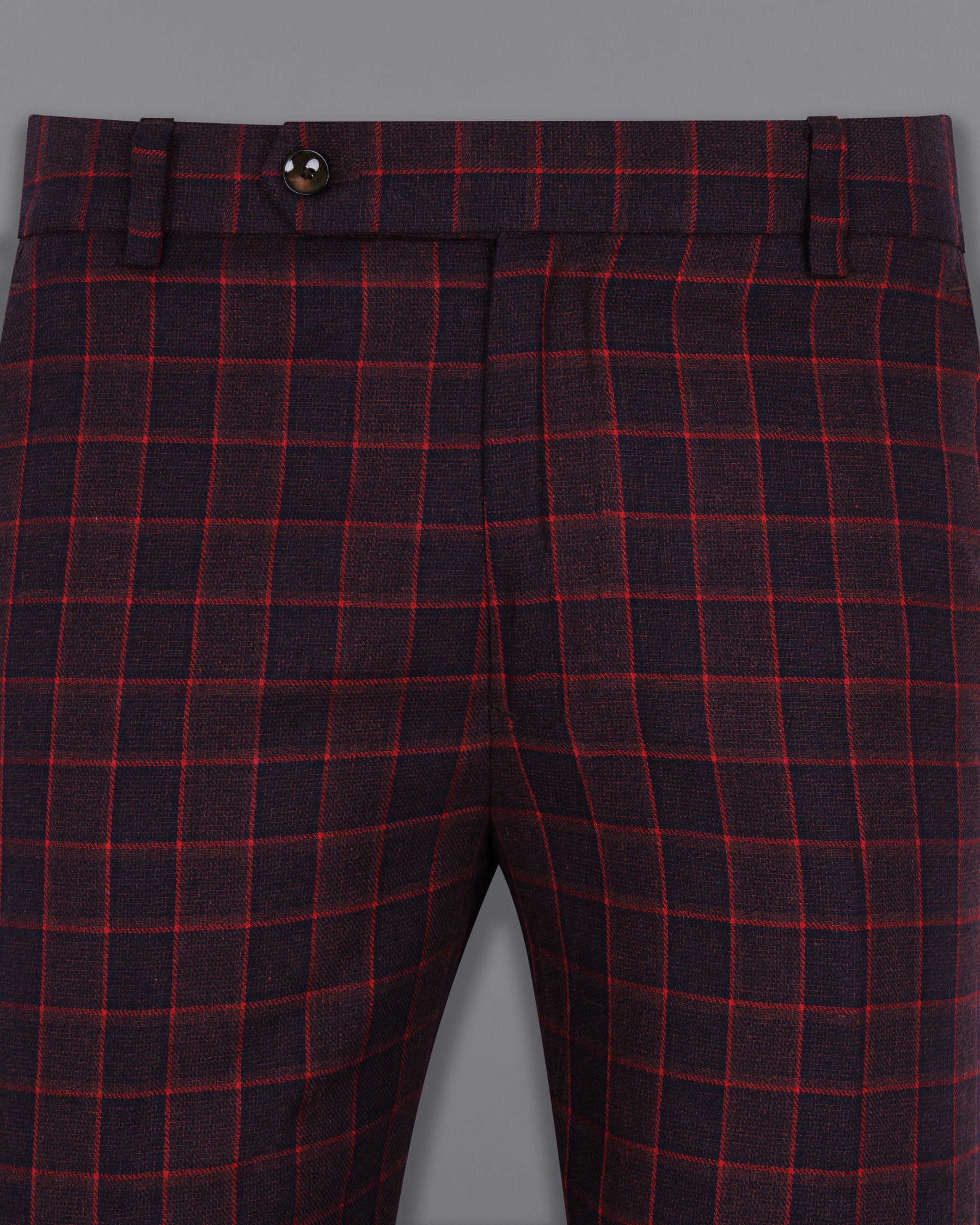 Castro and Well-Read windowpane Premium Cotton Pant T1450-28, T1450-30, T1450-32, T1450-34, T1450-36, T1450-38, T1450-40, T1450-42, T1450-44