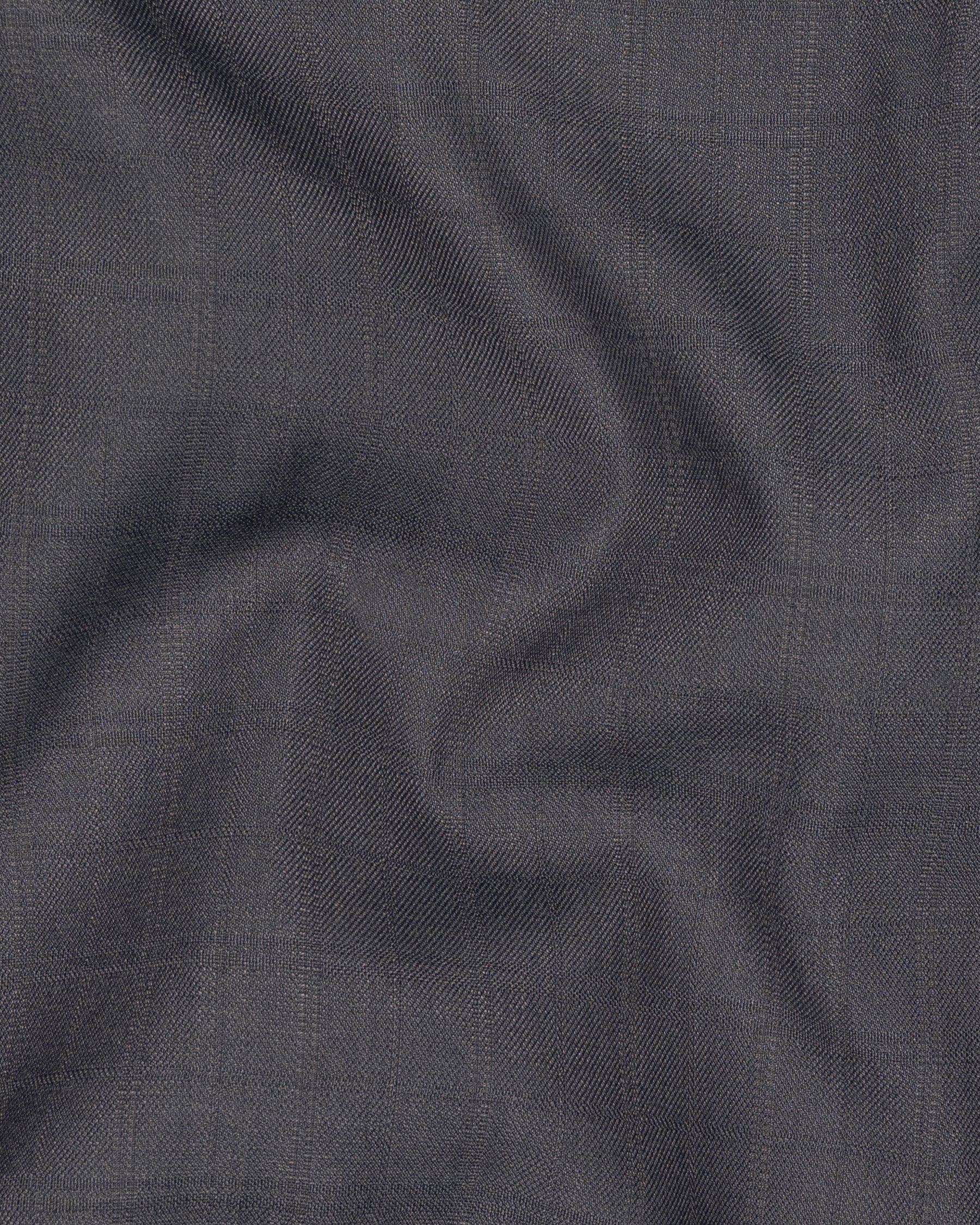 Mulled grey subtle Plaid Wool Rich Pant T1479-28, T1479-30, T1479-32, T1479-34, T1479-36, T1479-38, T1479-40, T1479-42, T1479-44