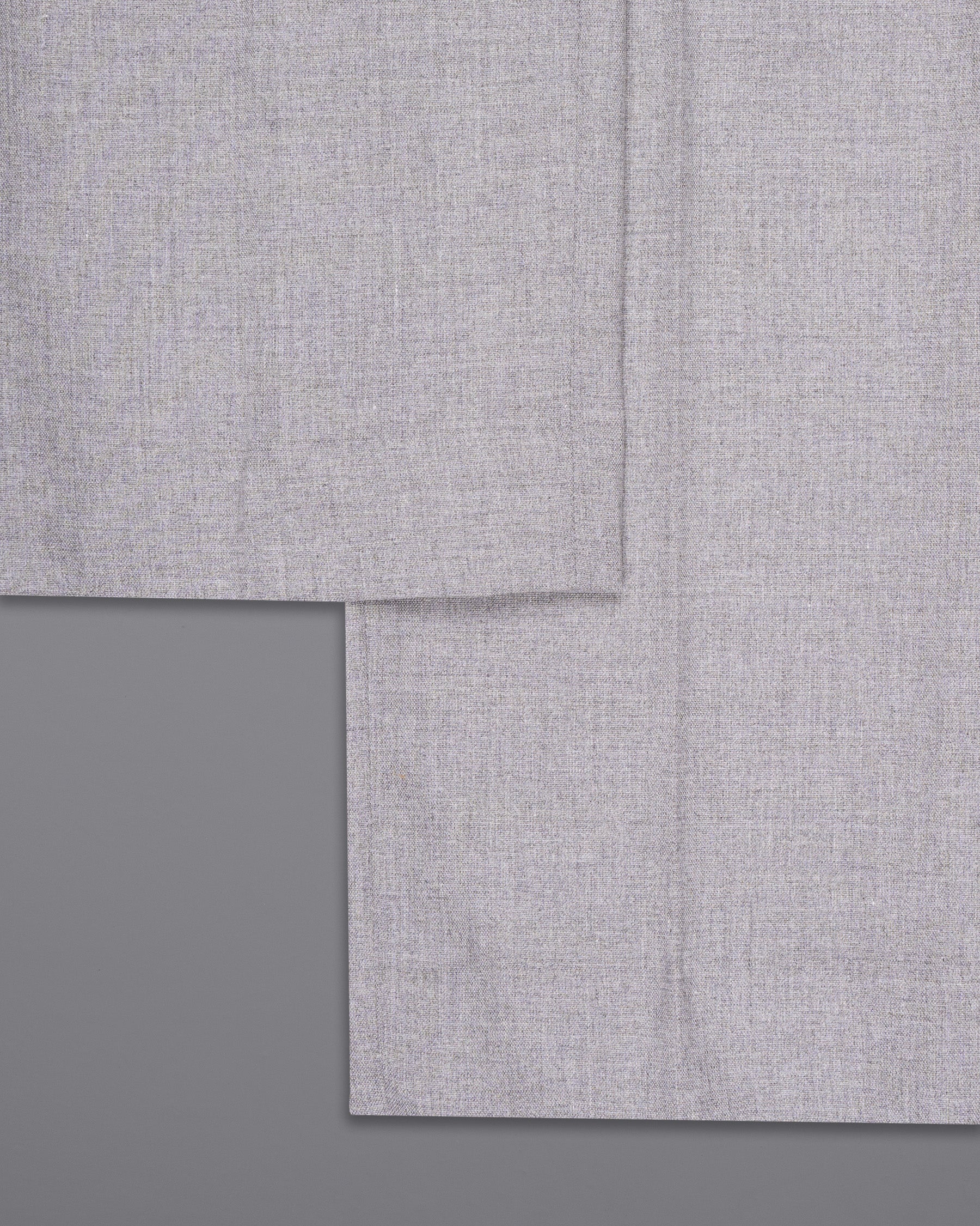 French Gray Wool Rich Pant T1495-28, T1495-30, T1495-32, T1495-34, T1495-36, T1495-38, T1495-40, T1495-42, T1495-44