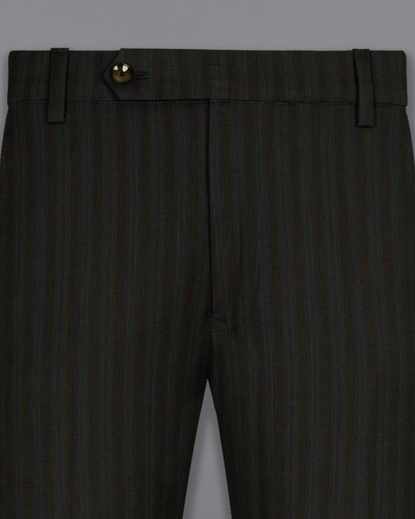 Wood Bean Striped Wool Rich Pant T1535-28, T1535-30, T1535-32, T1535-34, T1535-36, T1535-38, T1535-40, T1535-42, T1535-44