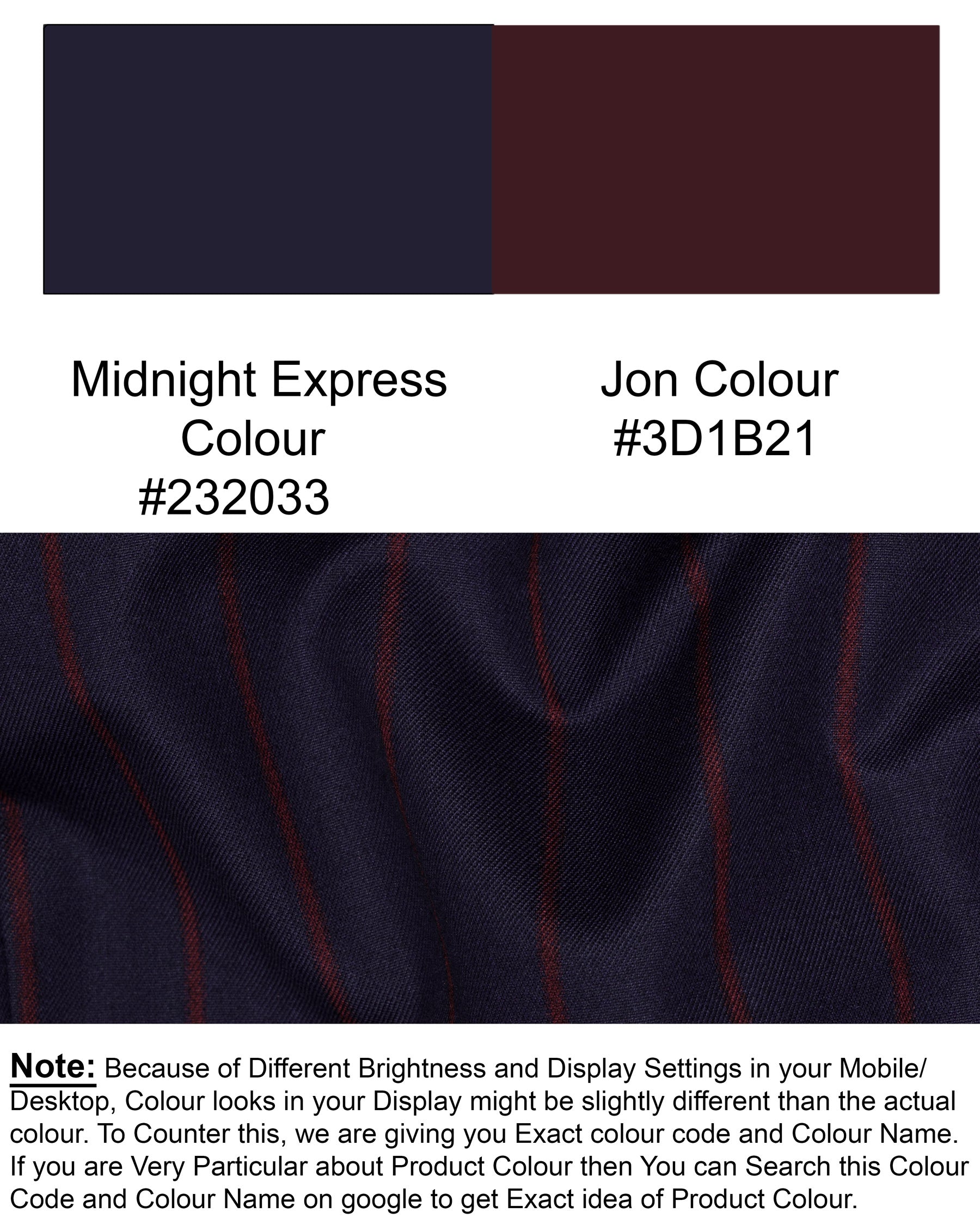 Midnight Express Blue Striped Wool Rich Pant T1551-28, T1551-30, T1551-32, T1551-34, T1551-36, T1551-38, T1551-40, T1551-42, T1551-44