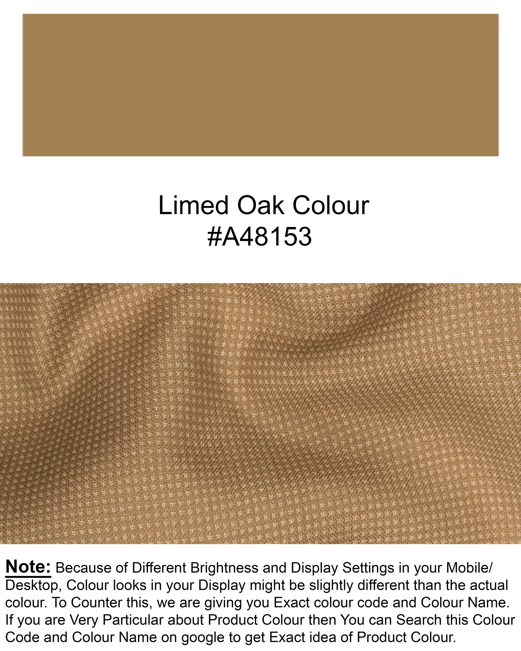 Oak Brown Premium Cotton Pant T1564-28, T1564-30, T1564-32, T1564-34, T1564-36, T1564-38, T1564-40, T1564-42, T1564-44