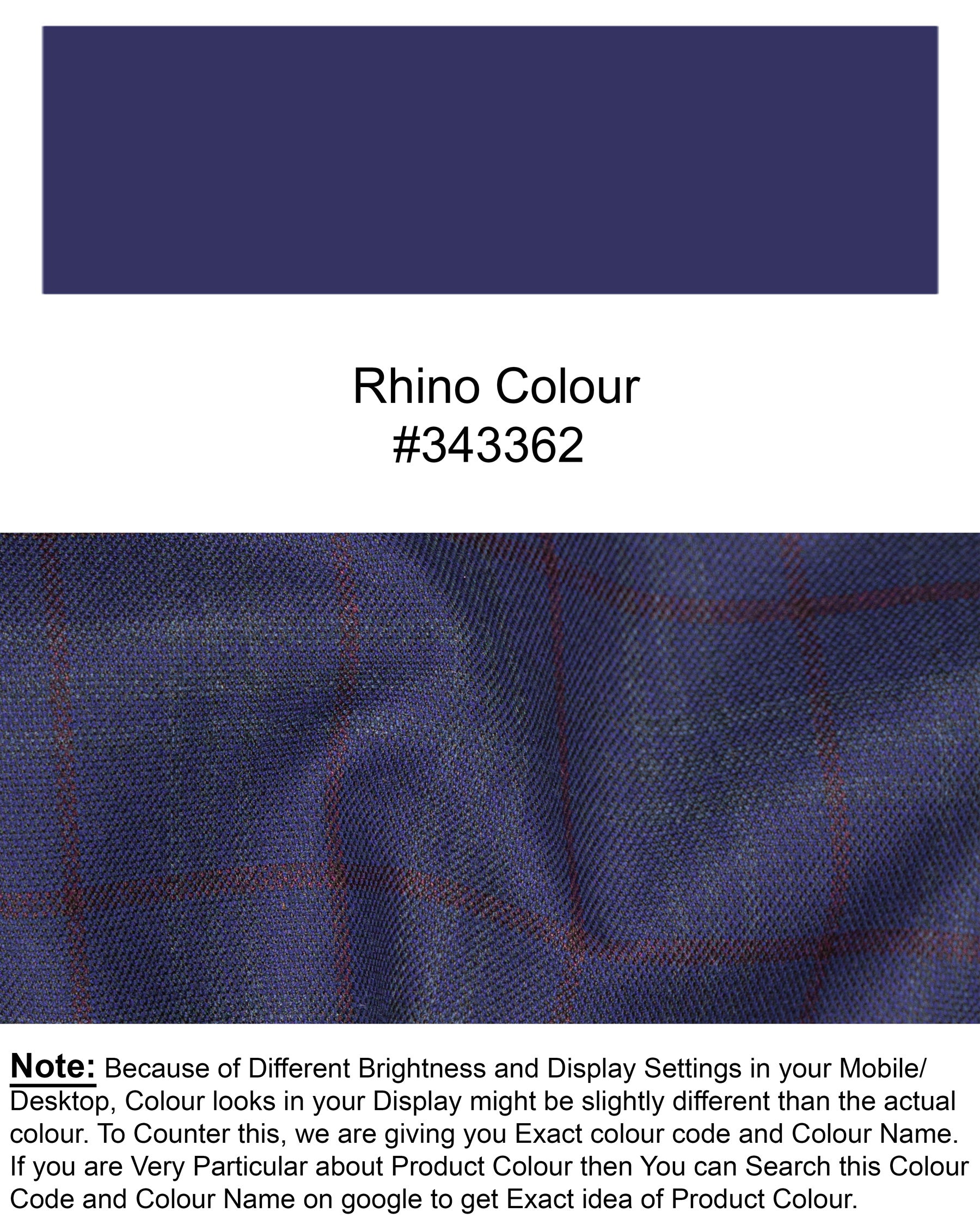 Rhino Blue Wool Rich Pant T1565-28, T1565-30, T1565-32, T1565-34, T1565-36, T1565-38, T1565-40, T1565-42, T1565-44