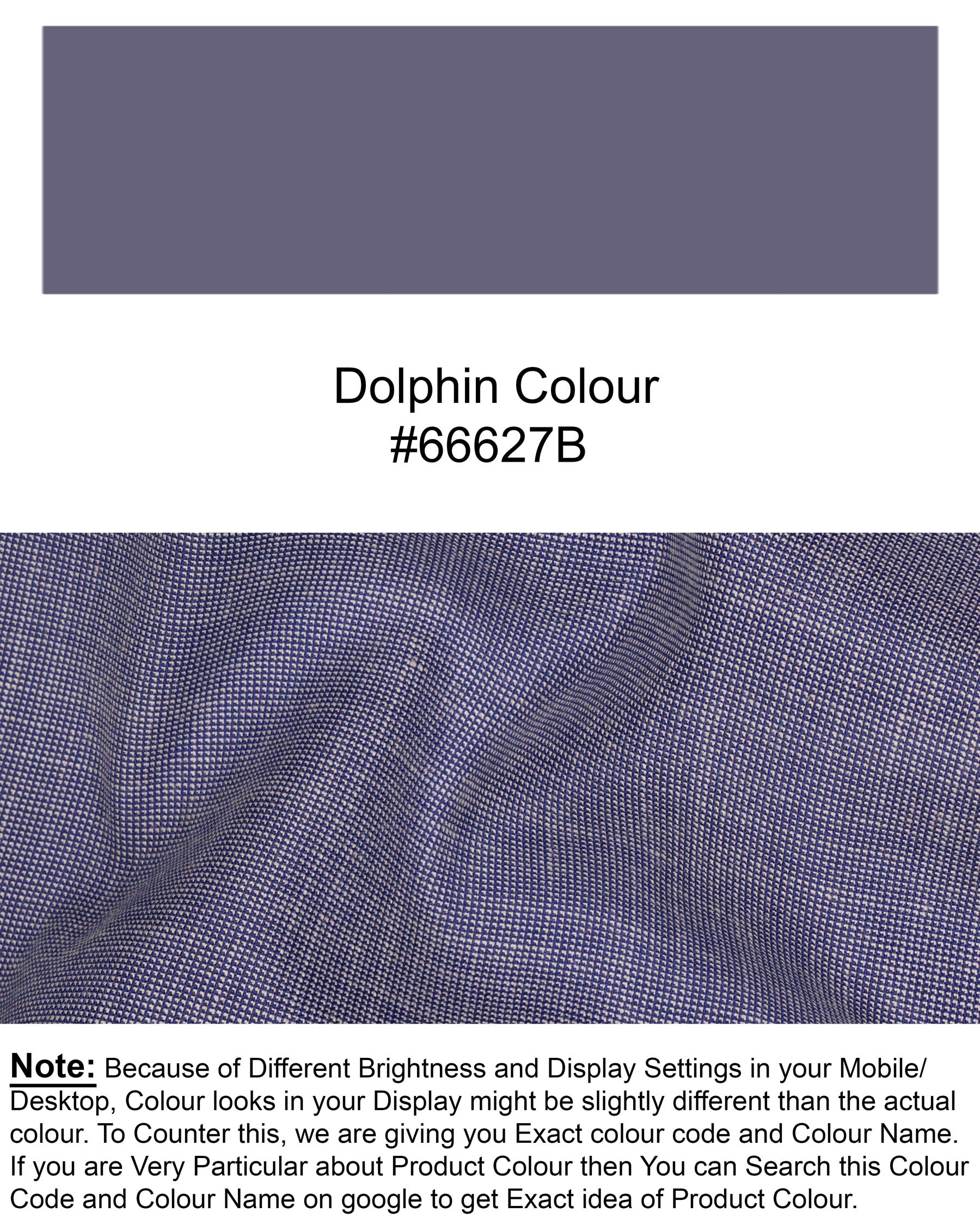 Dolphin Blue Linen Pant T1566-28, T1566-30, T1566-32, T1566-34, T1566-36, T1566-38, T1566-40, T1566-42, T1566-44