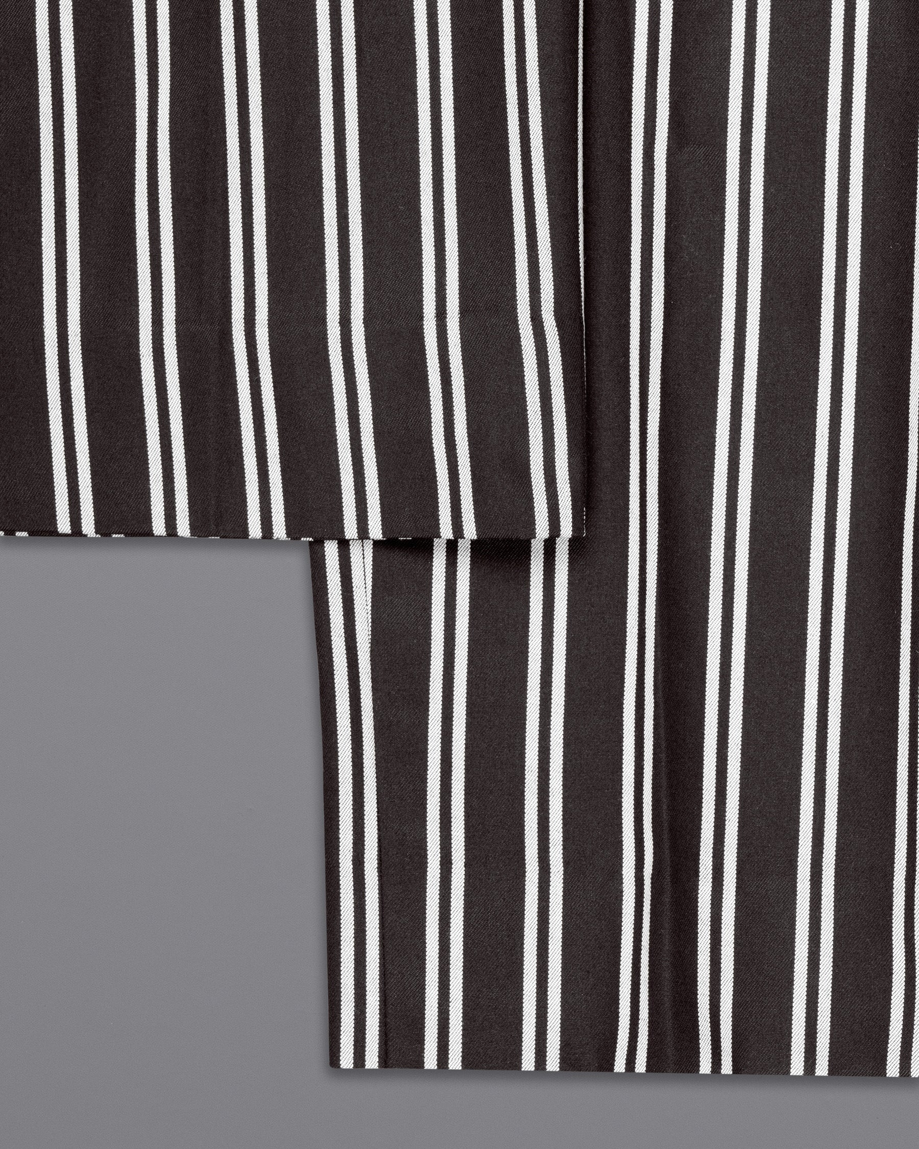 Jade Black Striped Wool Rich Pant T1570-28, T1570-30, T1570-32, T1570-34, T1570-36, T1570-38, T1570-40, T1570-42, T1570-44