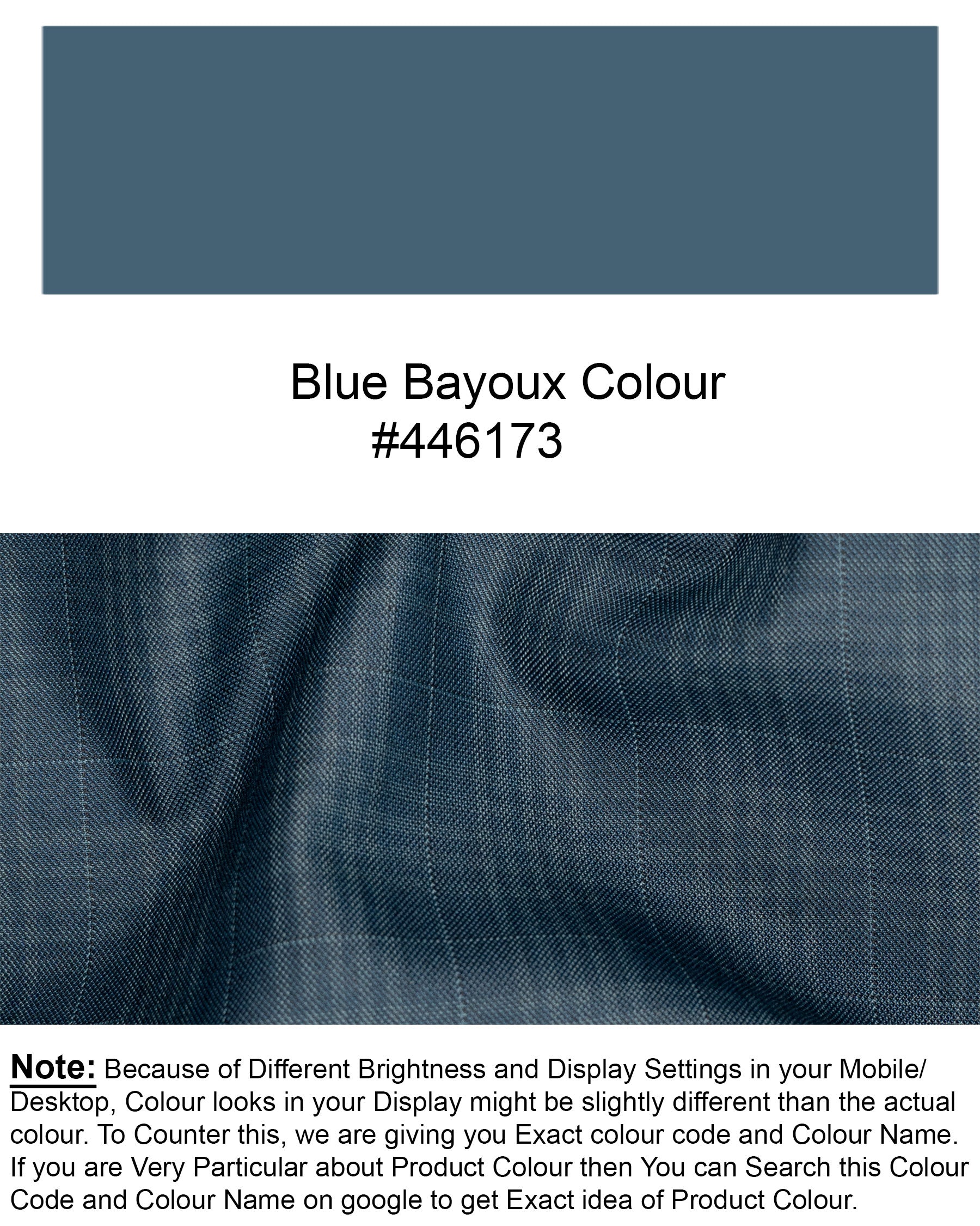 Blue Bayoux Checkered Wool Rich Pant T1588-28, T1588-30, T1588-32, T1588-34, T1588-36, T1588-38, T1588-40, T1588-42, T1588-44