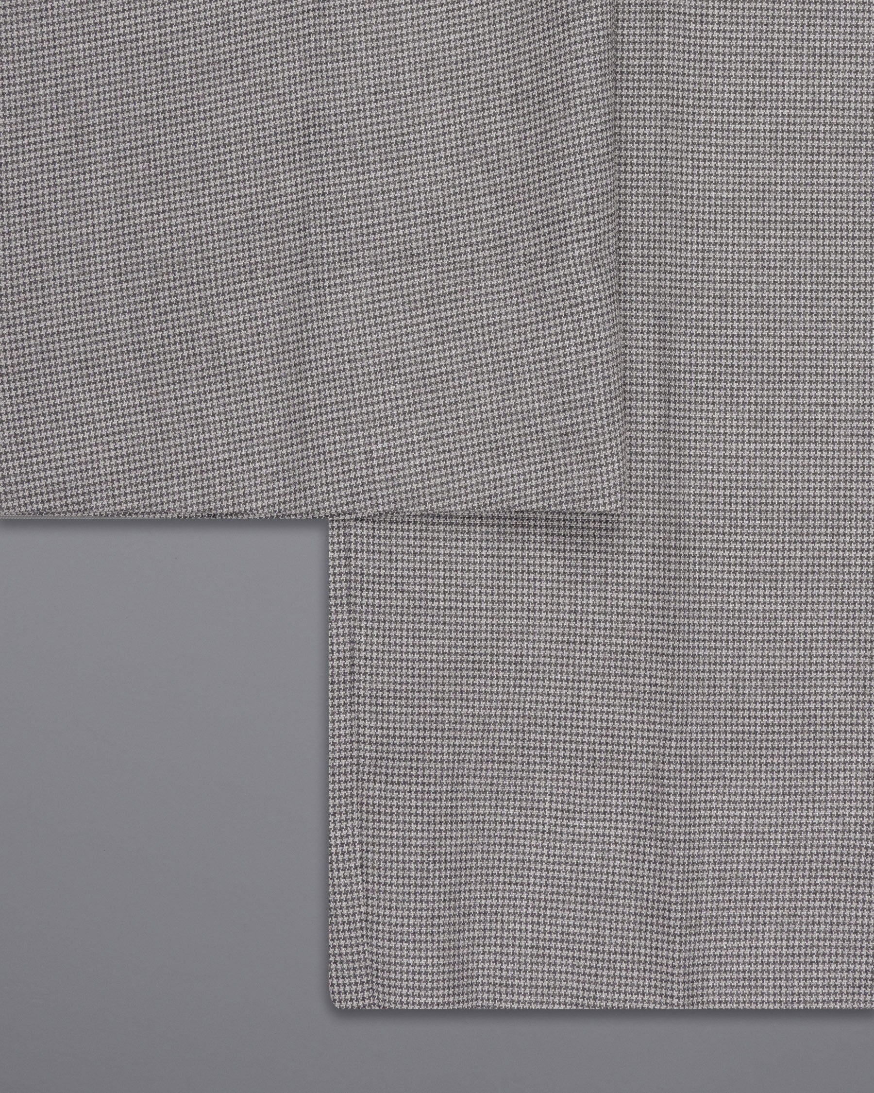 Mountain Mist Gray Houndstooth Wool Rich Pant T1589-28, T1589-30, T1589-32, T1589-34, T1589-36, T1589-38, T1589-40, T1589-42, T1589-44