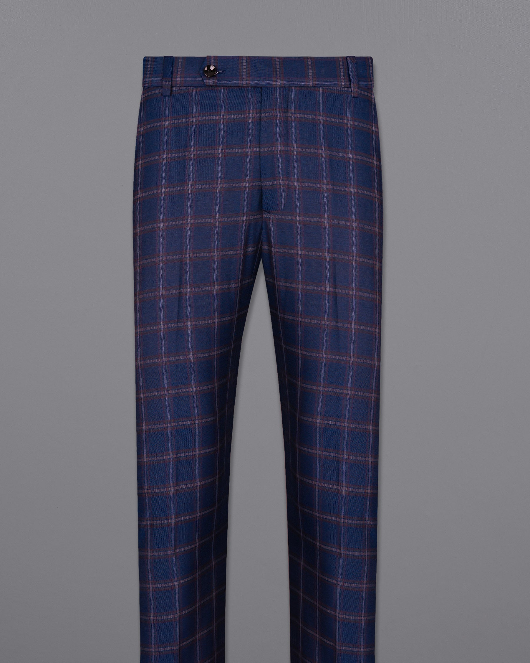 Rhino Blue Windowpane Woolrich Tuxedo Pant T1599-28, T1599-30, T1599-32, T1599-34, T1599-36, T1599-38, T1599-40, T1599-42, T1599-44