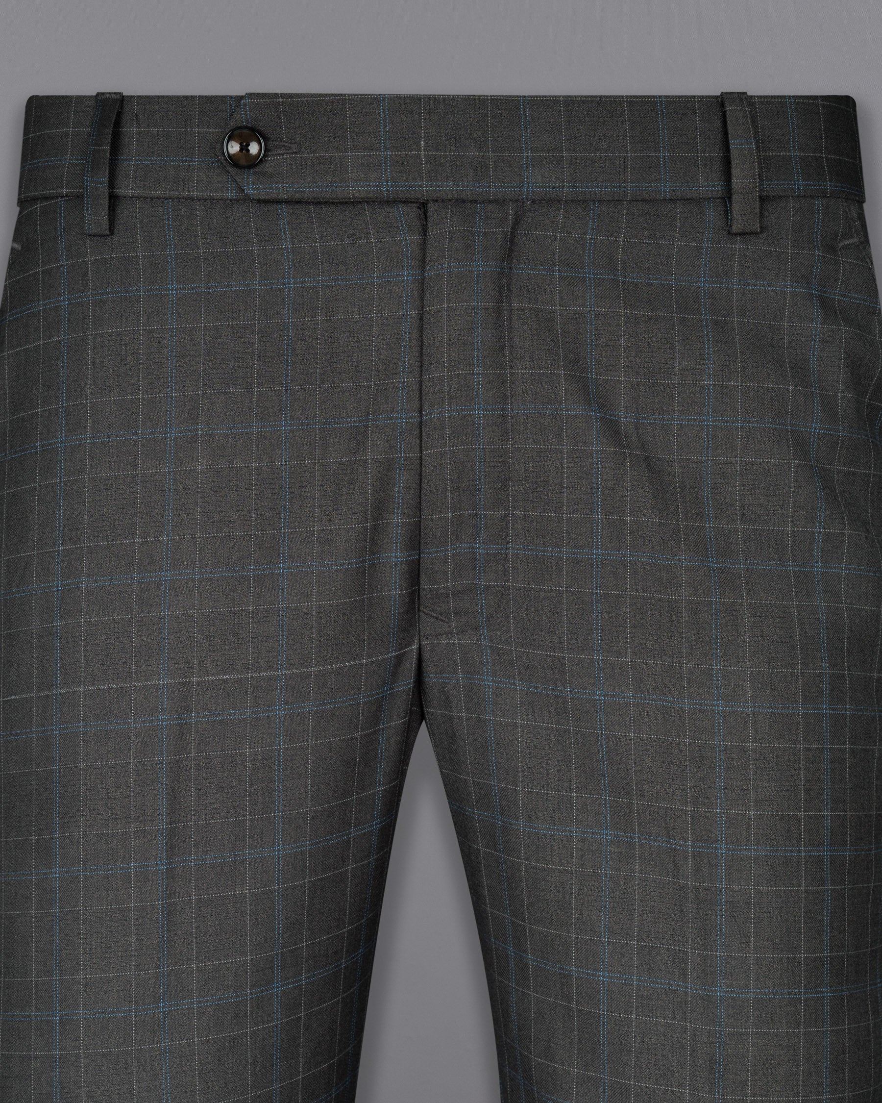 Cape Cod Gray Super fine Checkered Wool Rich Pant T1603-28, T1603-30, T1603-32, T1603-34, T1603-36, T1603-38, T1603-40, T1603-42, T1603-44