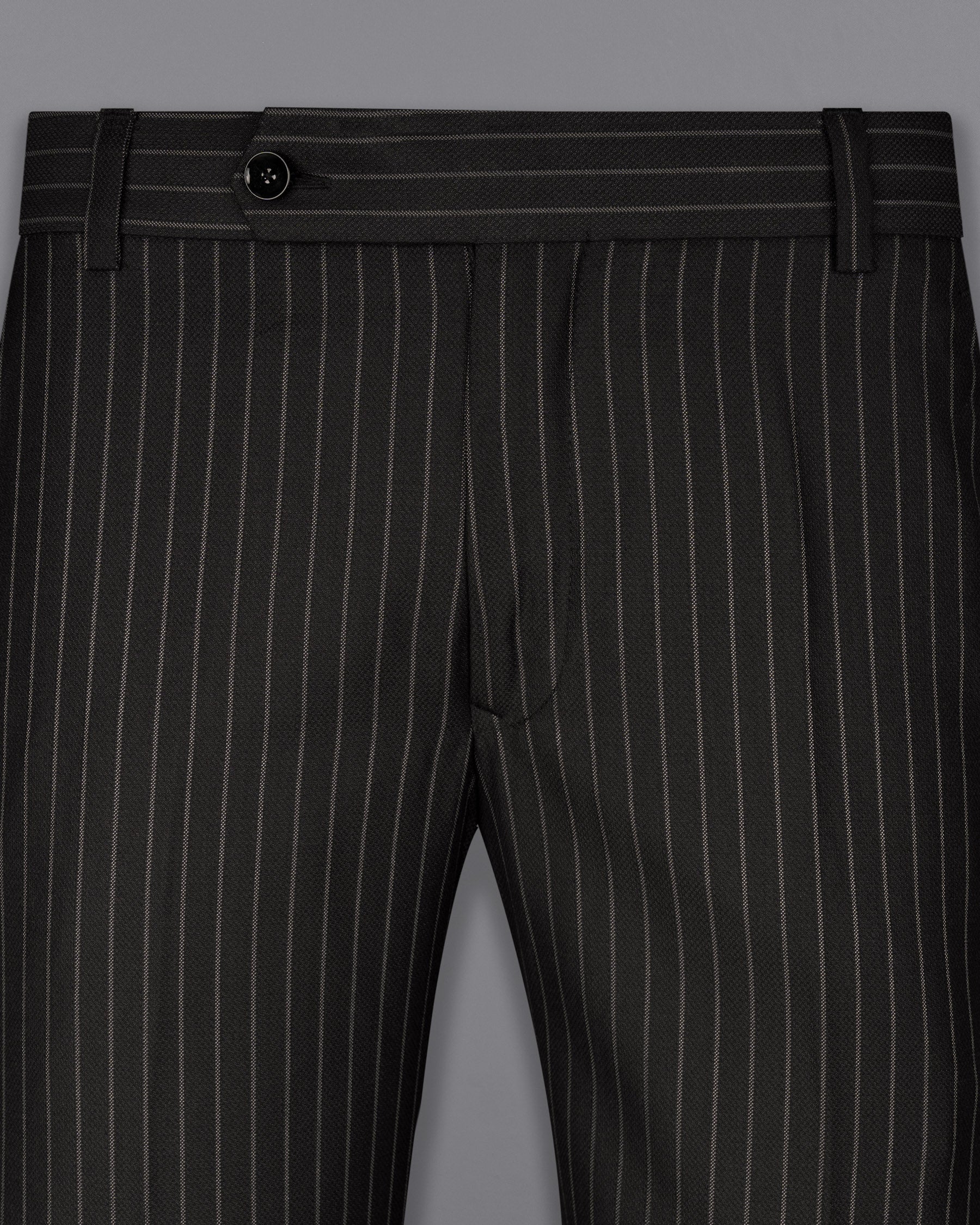 Piano Black Striped Woolrich Pant T1618-28, T1618-30, T1618-32, T1618-34, T1618-36, T1618-38, T1618-40, T1618-42, T1618-44