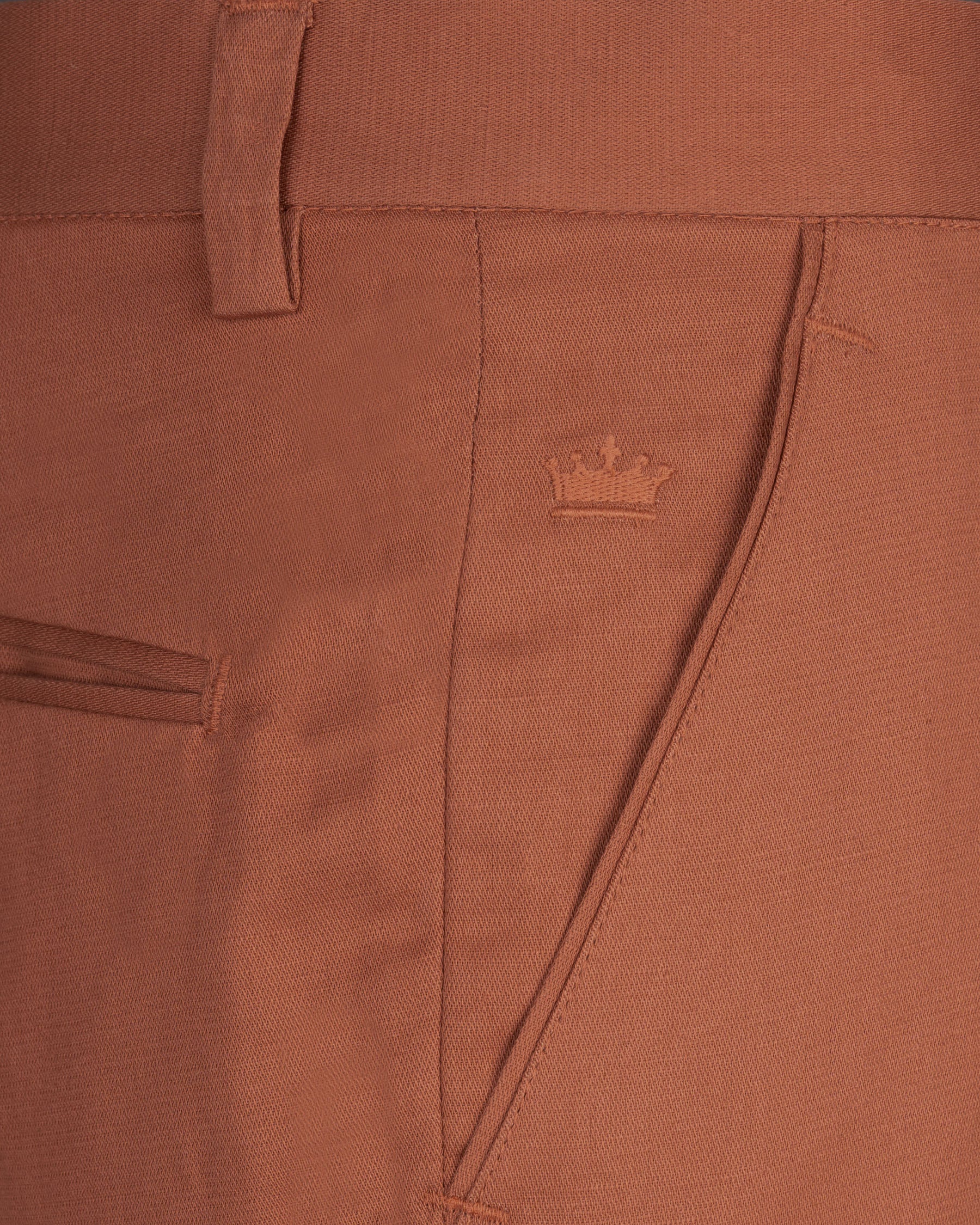 Rust Premium Cotton FORMAL PANT