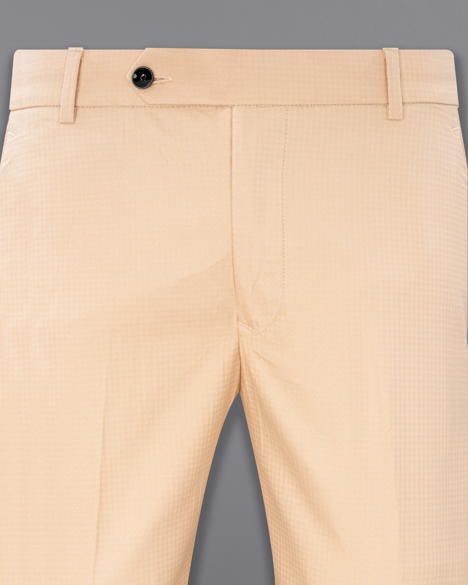 Desert Sand Cream micro Checkered Pant