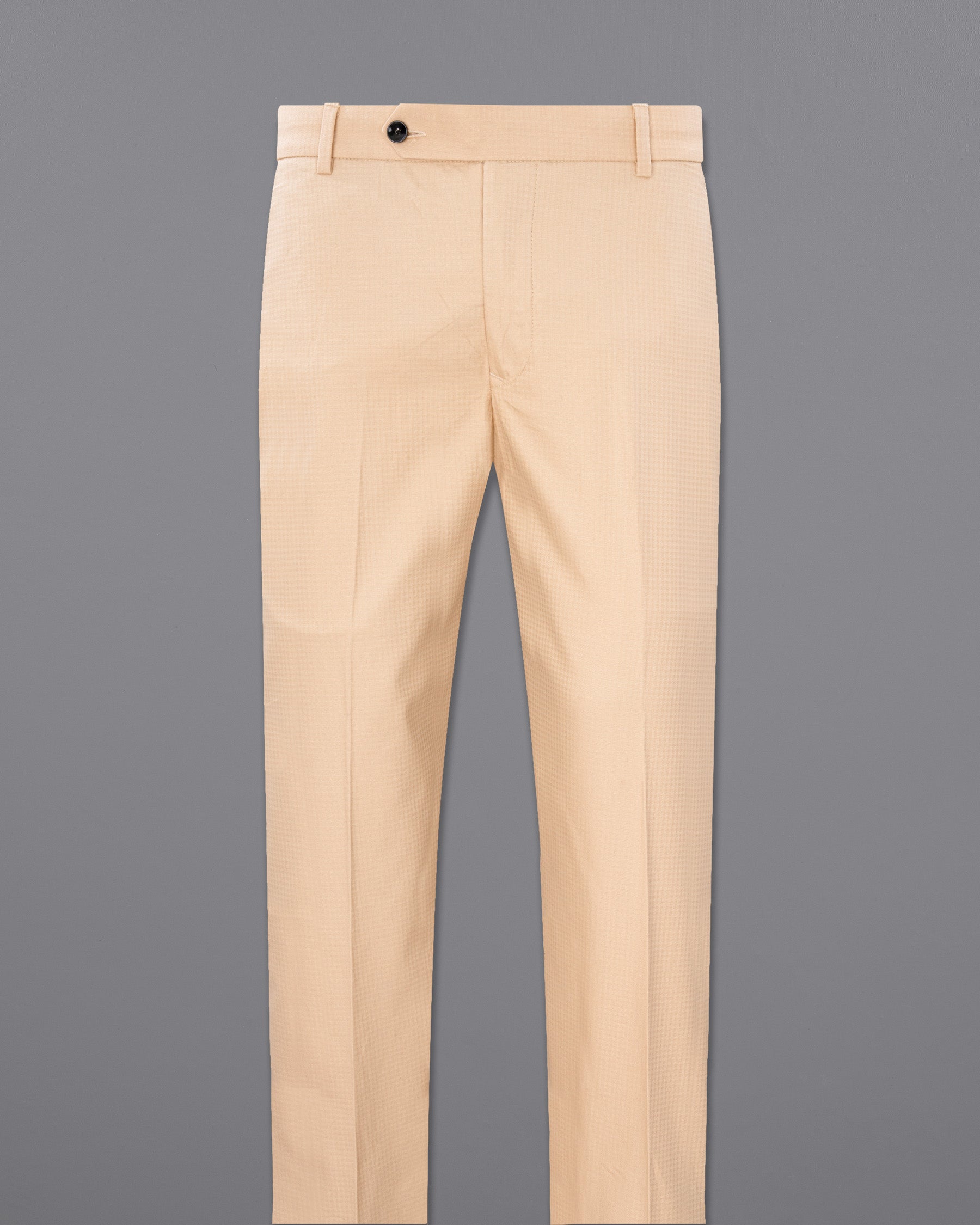 Desert Sand Cream micro Checkered Pant