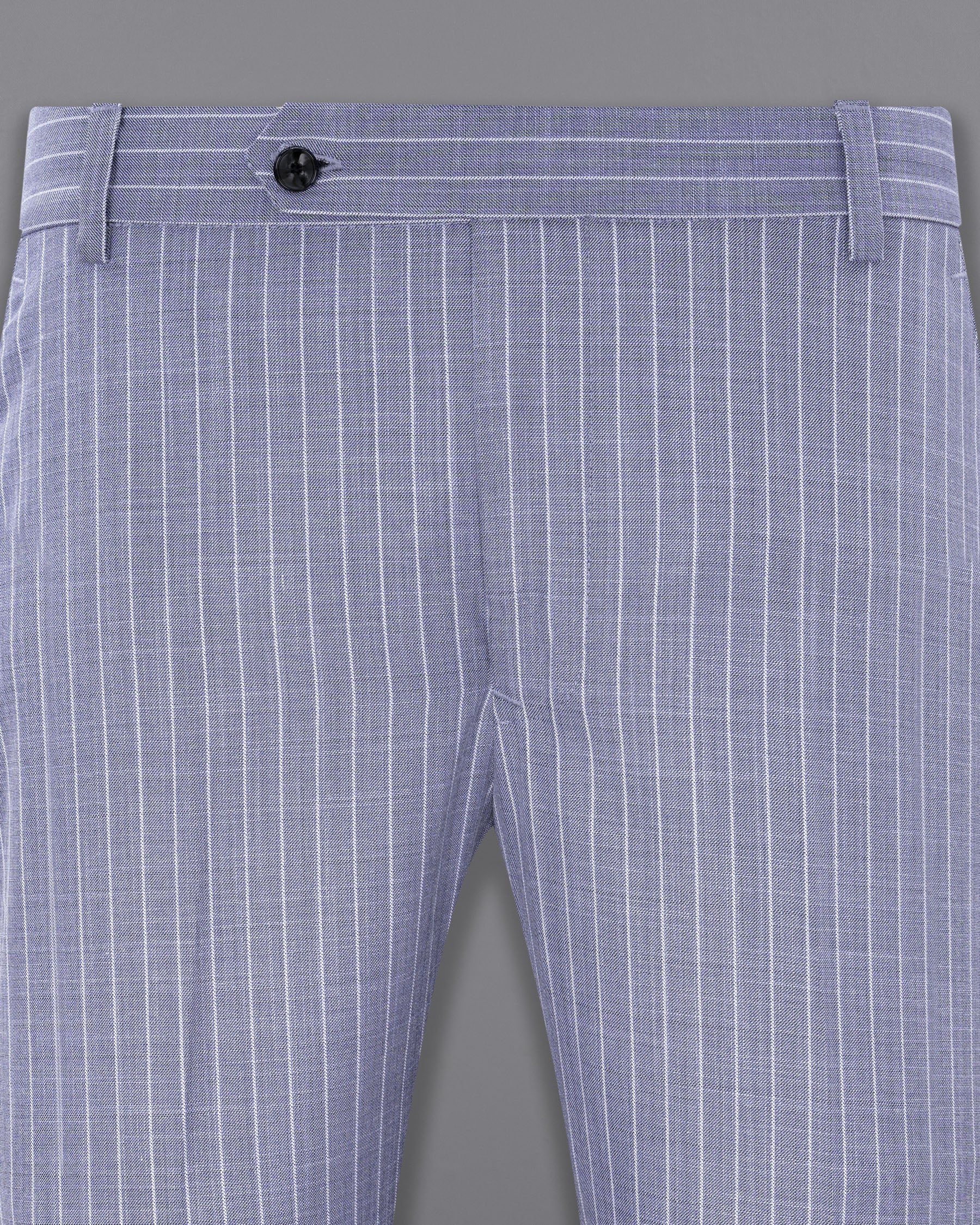 Glaucous Blue Striped Pant