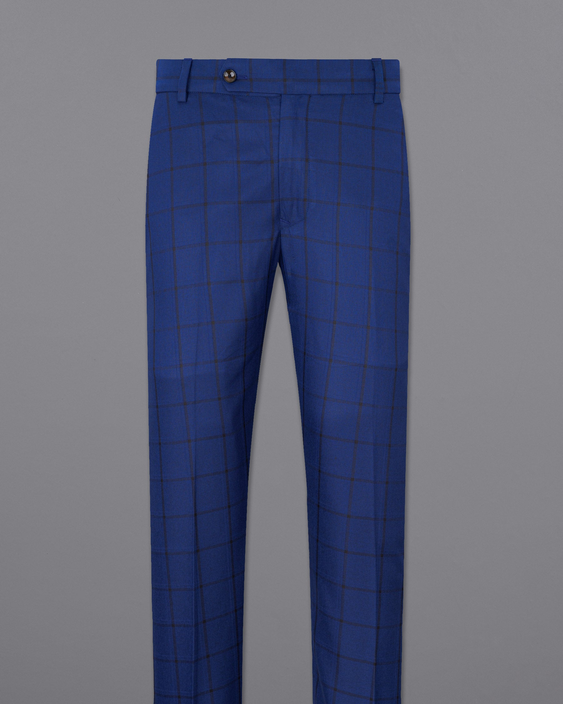 Deep Sapphire Windowpane Pant