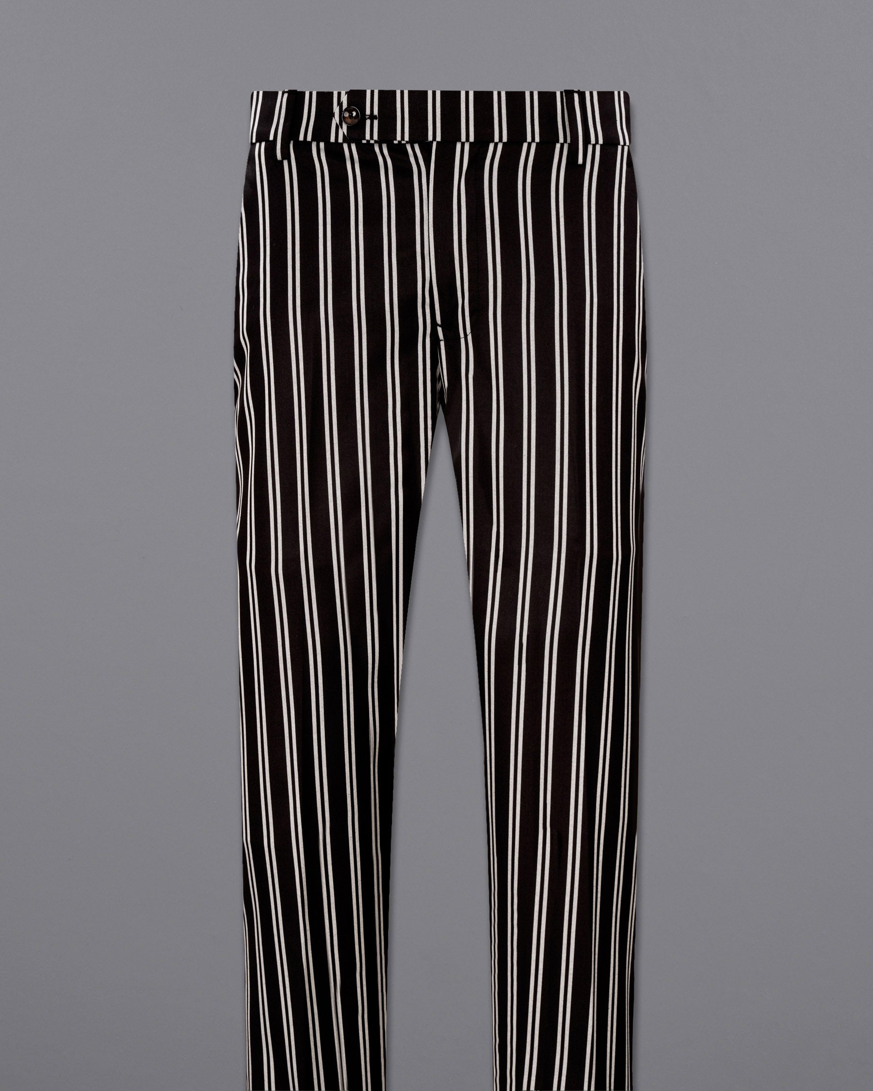 Jade Black Striped Pant