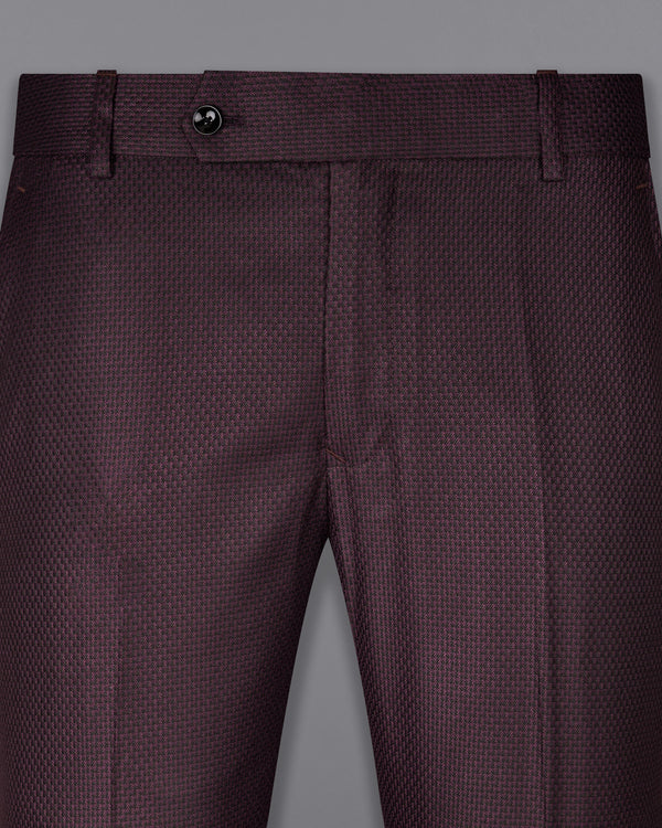 Rose Ebony Textured Pant