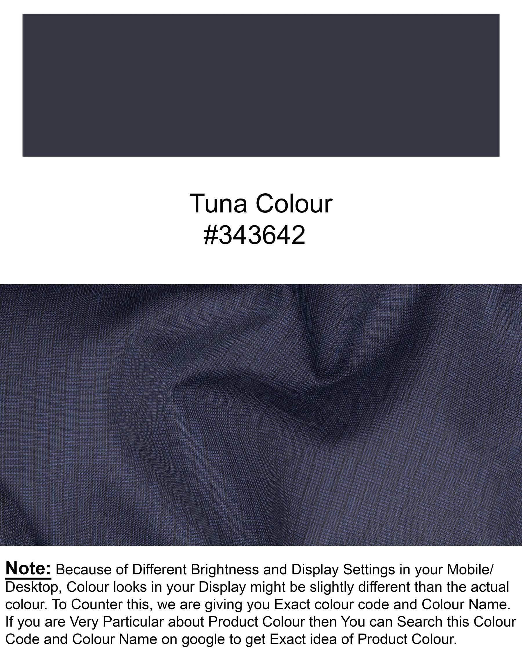 Tuna Blue Premium Cotton Sports Pant T1749-28, T1749-30, T1749-32, T1749-34, T1749-36, T1749-38, T1749-40, T1749-42, T1749-44