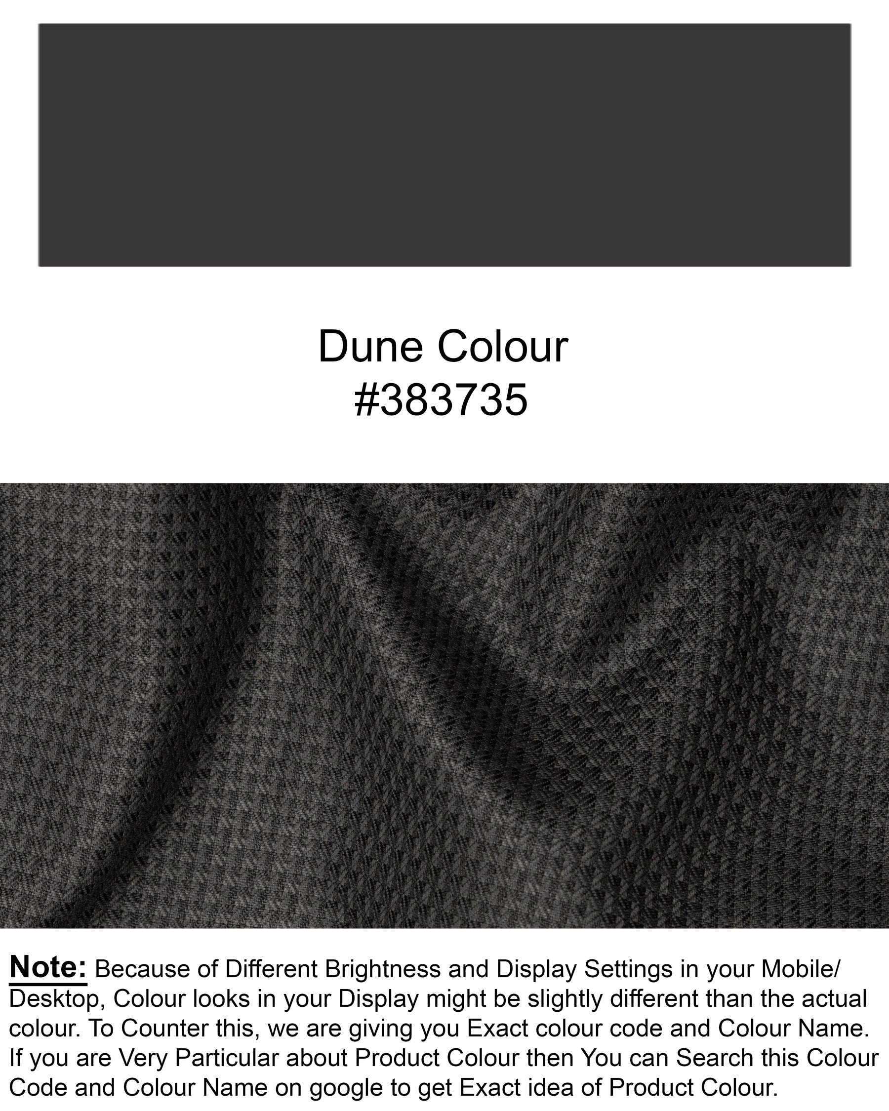 Dune Brown Textured Pant T1754-28, T1754-30, T1754-32, T1754-34, T1754-36, T1754-38, T1754-40, T1754-42, T1754-44