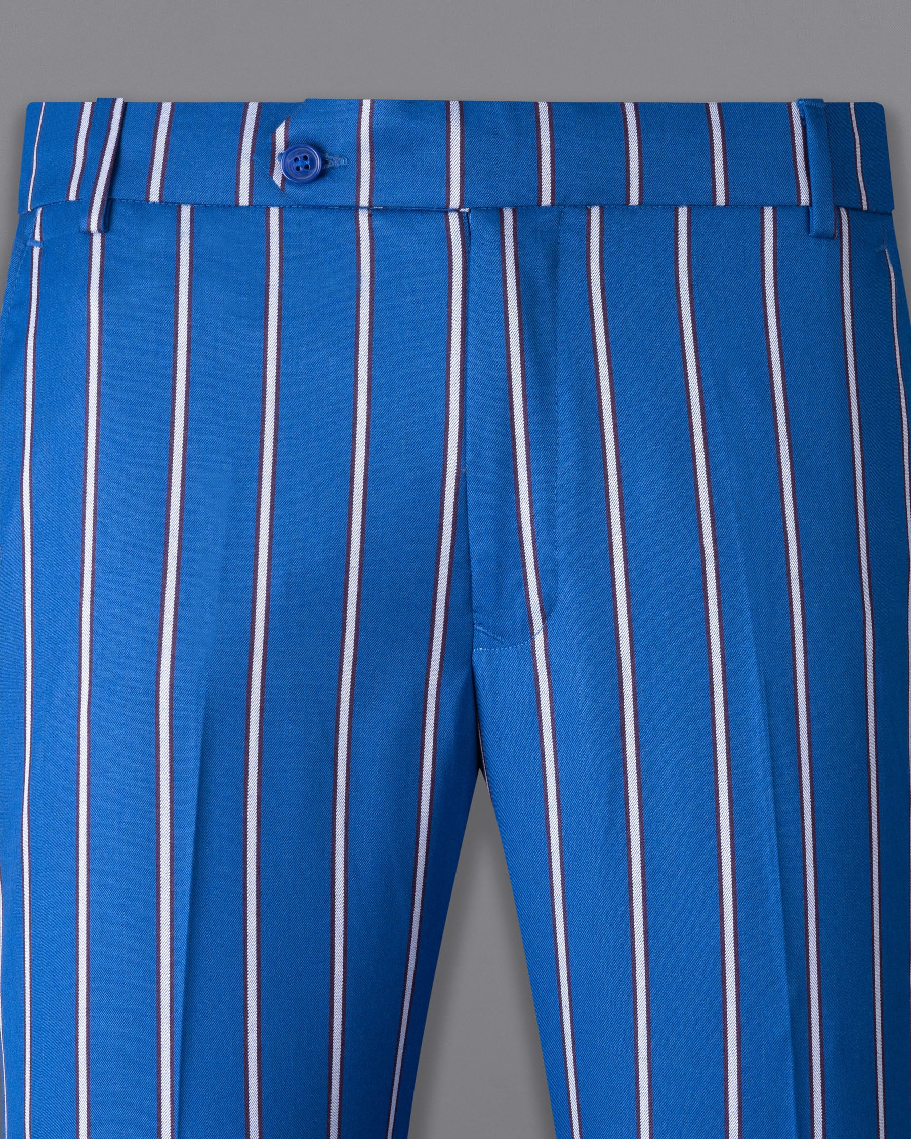 Royal Azure with wenge colour Striped Pant T1776-28, T1776-30, T1776-32, T1776-34, T1776-36, T1776-38, T1776-40, T1776-42, T1776-44