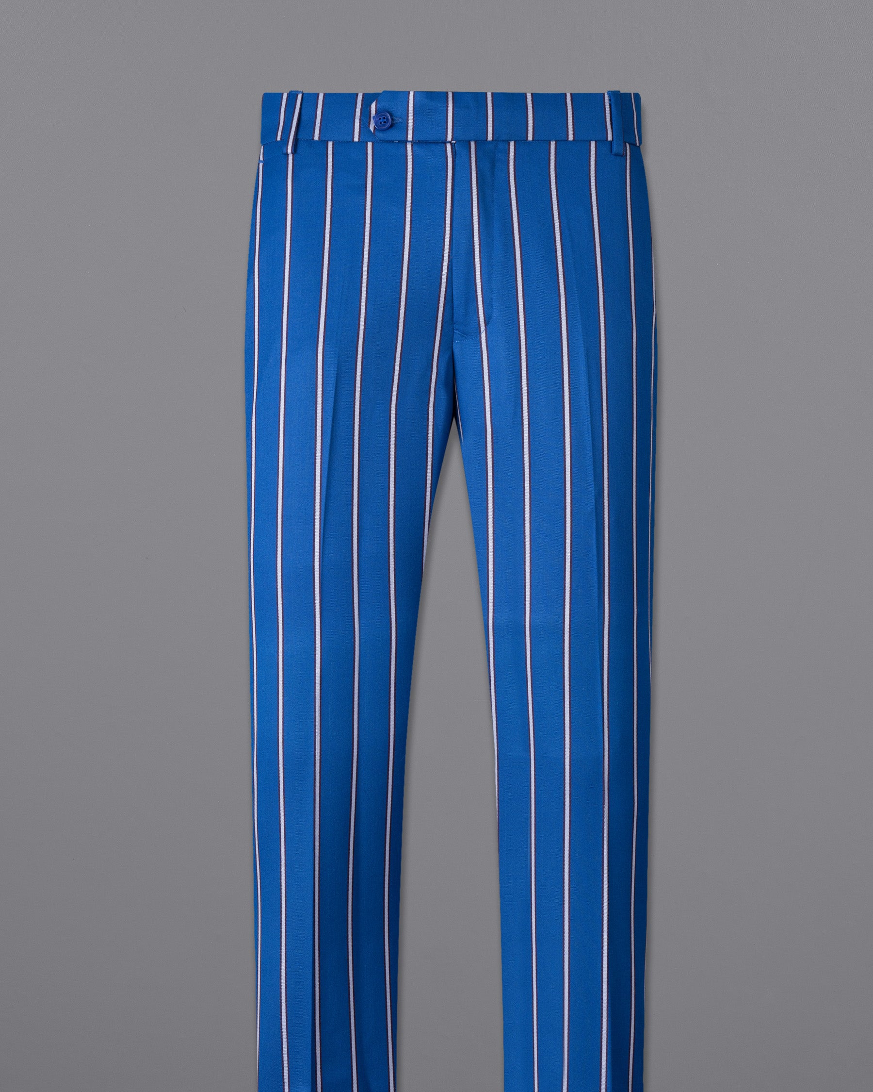 Royal Azure with wenge colour Striped Pant T1776-28, T1776-30, T1776-32, T1776-34, T1776-36, T1776-38, T1776-40, T1776-42, T1776-44