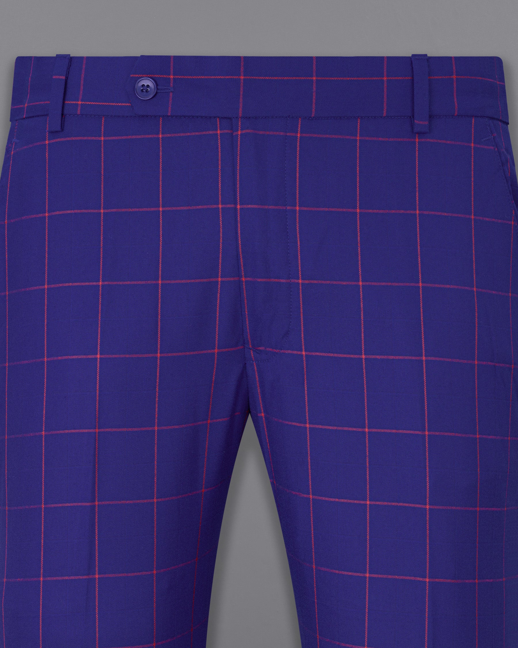 Minsk Blue Plaid Pant T1841-28, T1841-30, T1841-32, T1841-34, T1841-36, T1841-38, T1841-40, T1841-42, T1841-44