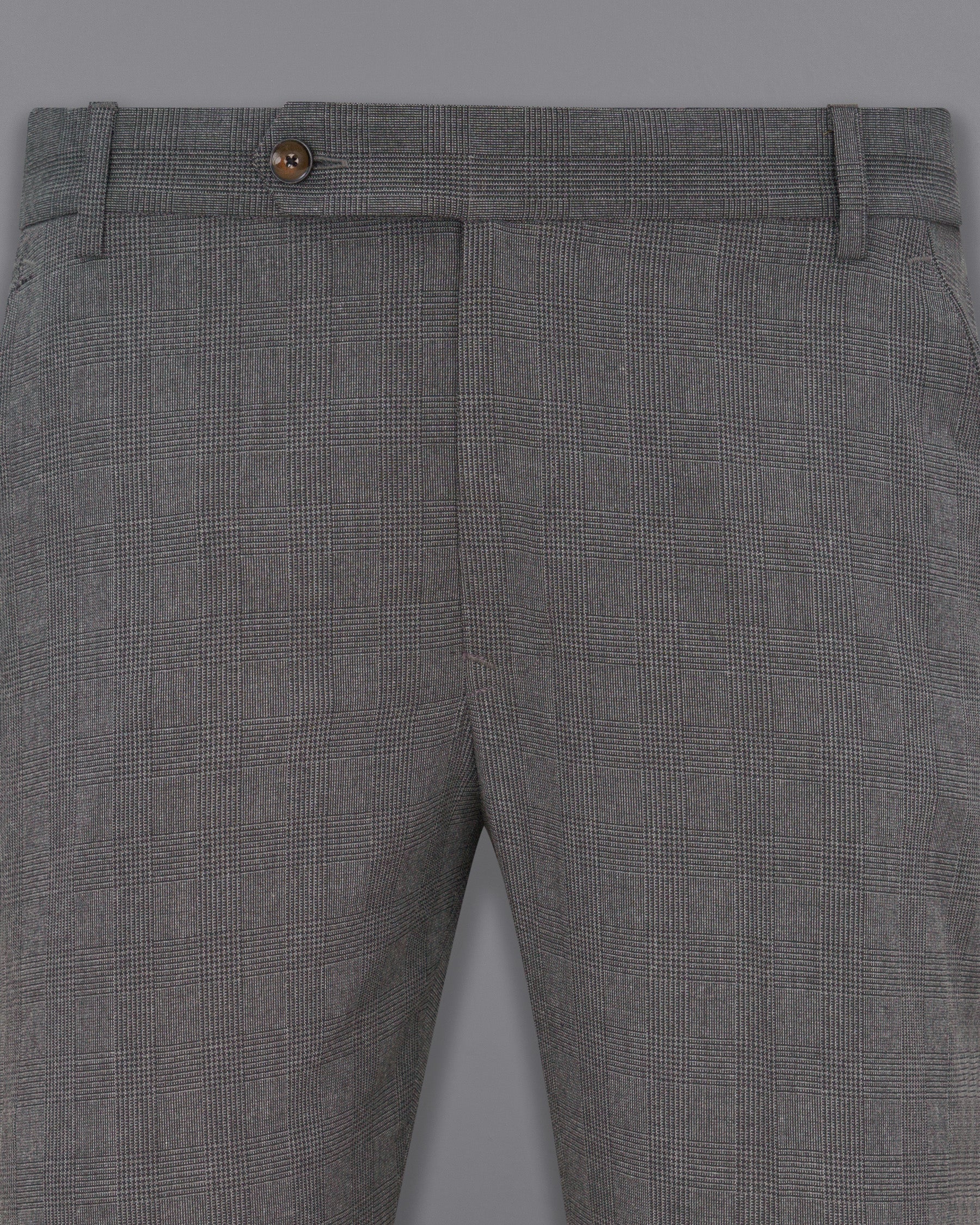 Wenge Gray Subtle Plaid Pant T1844-28, T1844-30, T1844-32, T1844-34, T1844-36, T1844-38, T1844-40, T1844-42, T1844-44