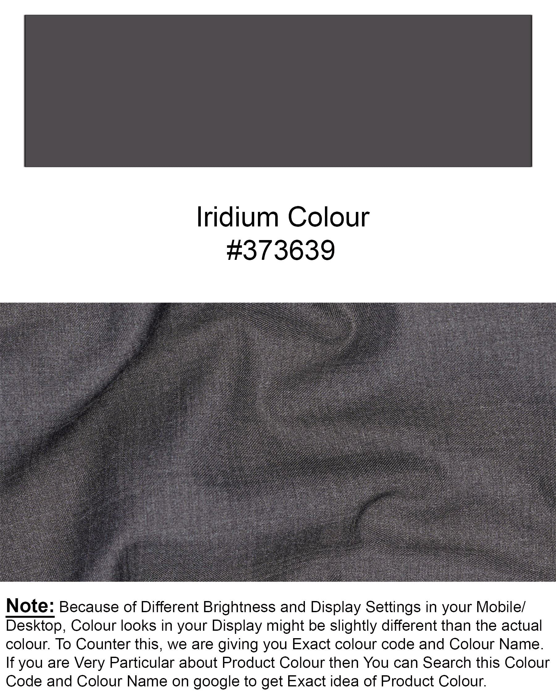 lridium grey Solid Pant T1881-28, T1881-30, T1881-32, T1881-34, T1881-36, T1881-38, T1881-40, T1881-42, T1881-44