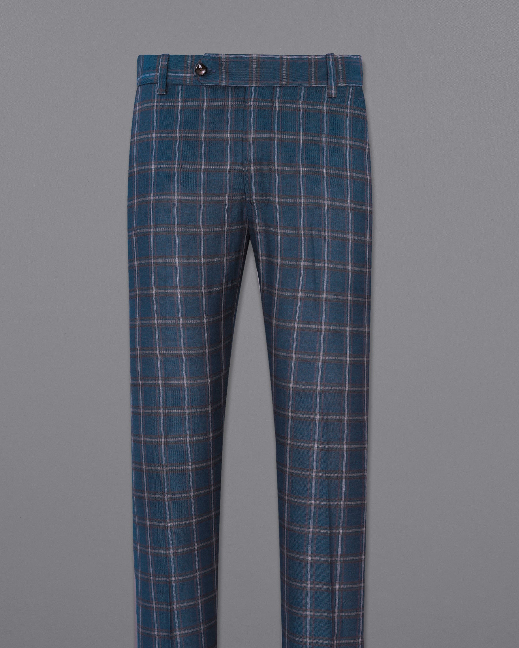 Zodiac Blue Plaid Pant T1912-28, T1912-30, T1912-32, T1912-34, T1912-36, T1912-38, T1912-40, T1912-42, T1912-44