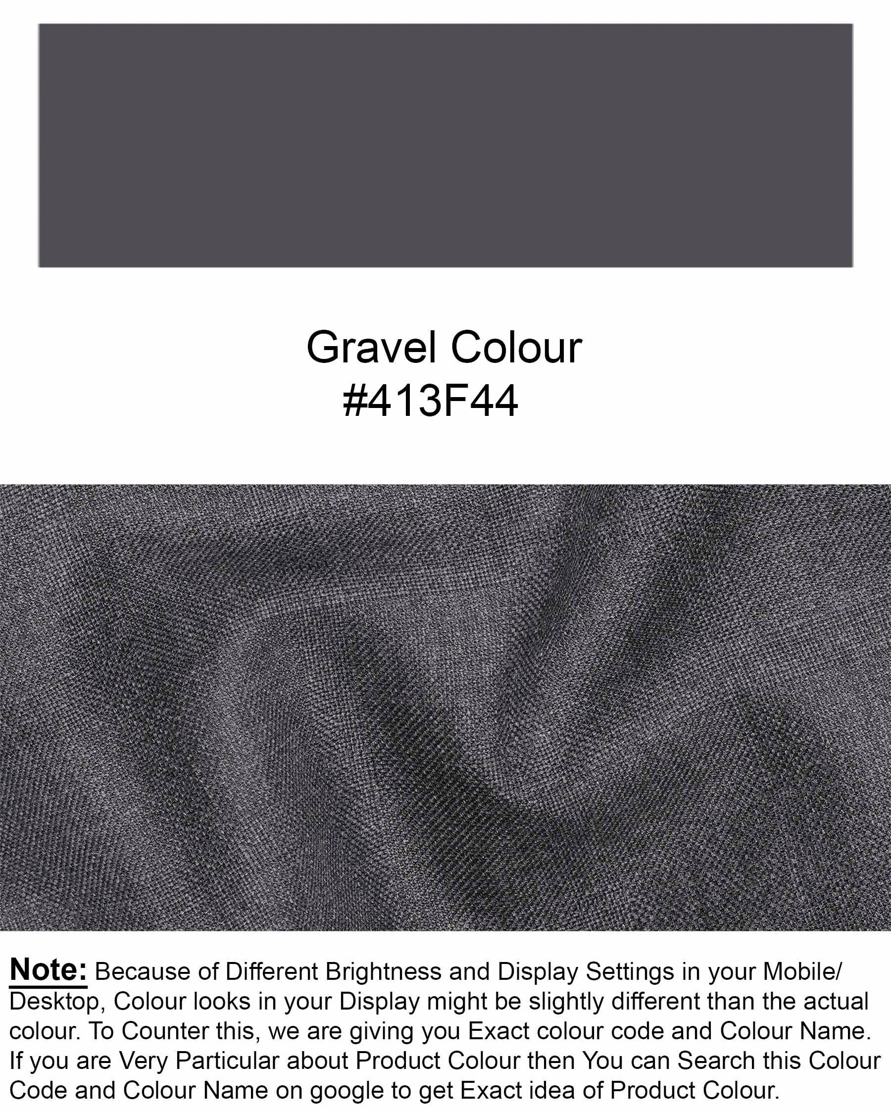 Gravel Gray Textured Pant T1917-28, T1917-30, T1917-32, T1917-34, T1917-36, T1917-38, T1917-40, T1917-42, T1917-44