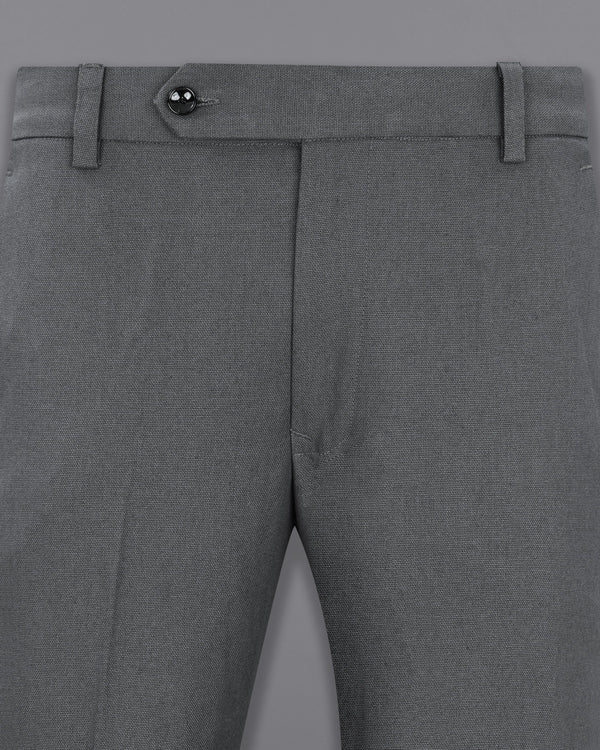 Limed Spruce Grey Textured Pant T1919-28, T1919-30, T1919-32, T1919-34, T1919-36, T1919-38, T1919-40, T1919-42, T1919-44