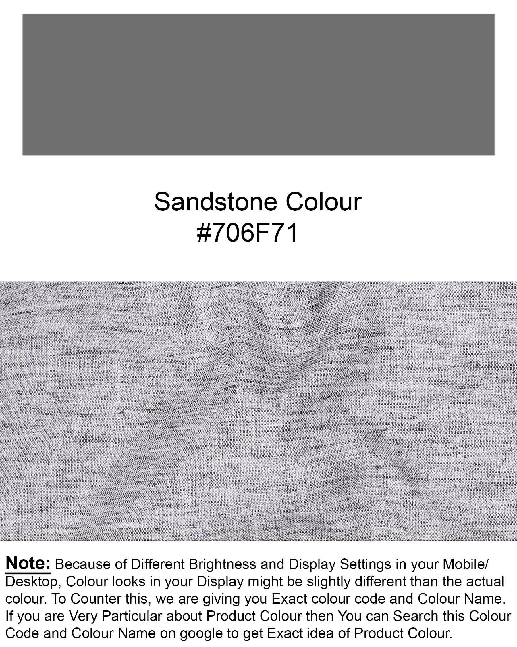 Sandstone Grey Textured Pant T1922-28, T1922-30, T1922-32, T1922-34, T1922-36, T1922-38, T1922-40, T1922-42, T1922-44