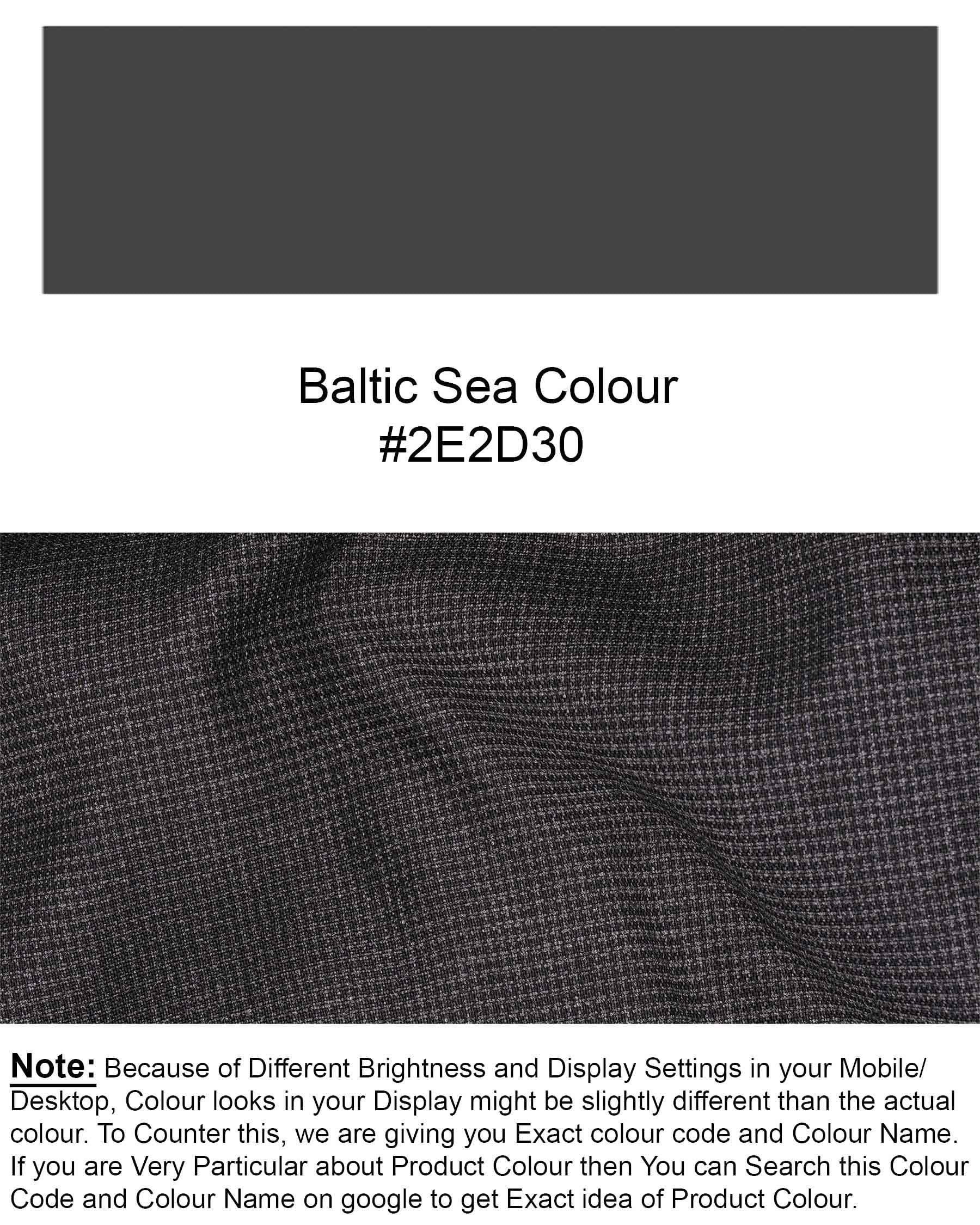 Baltic Sea Grey Textured Pant T1925-28, T1925-30, T1925-32, T1925-34, T1925-36, T1925-38, T1925-40, T1925-42, T1925-44