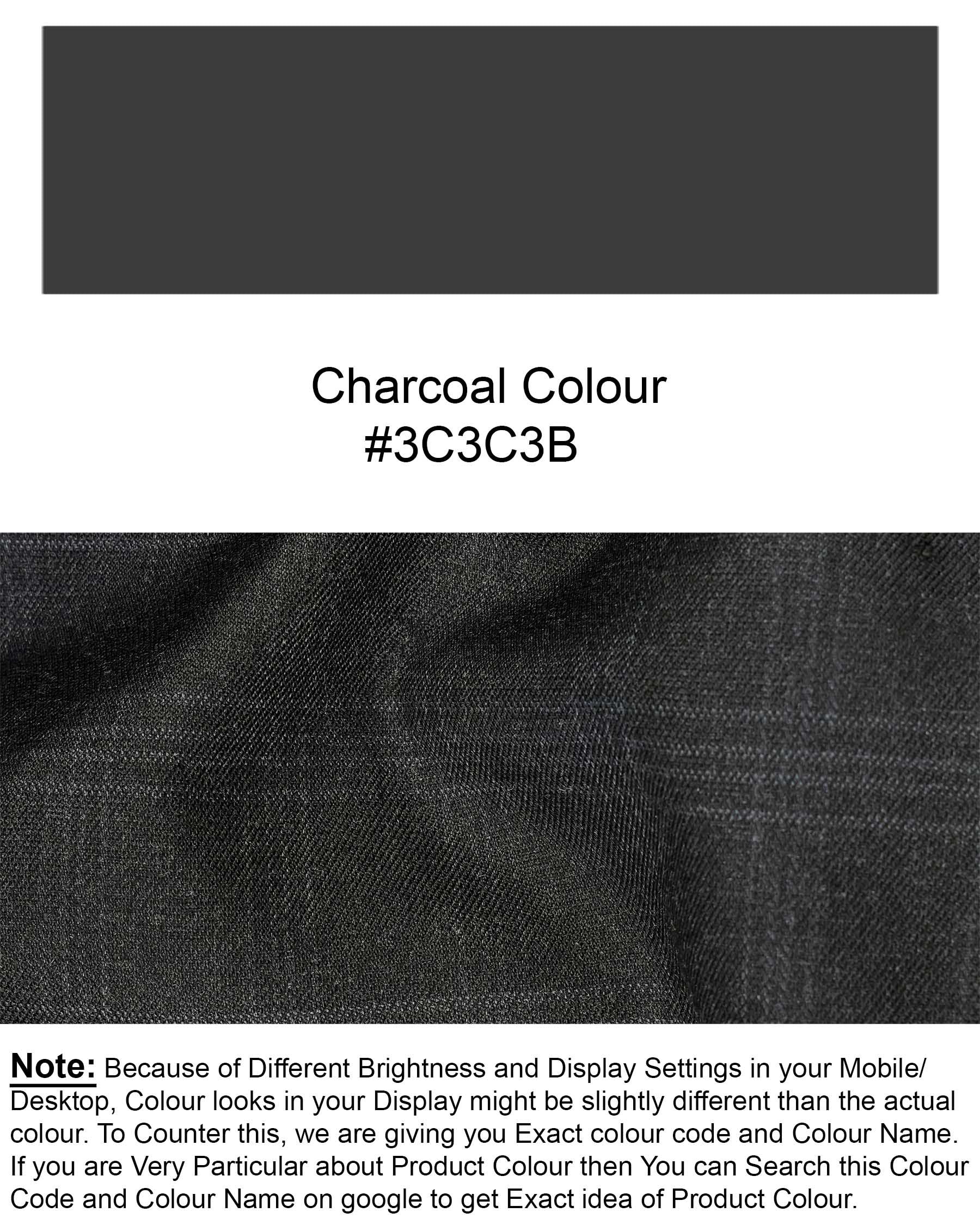 Charcoal Gray Plaid Pant T1947-28, T1947-30, T1947-32, T1947-34, T1947-36, T1947-38, T1947-40, T1947-42, T1947-44
