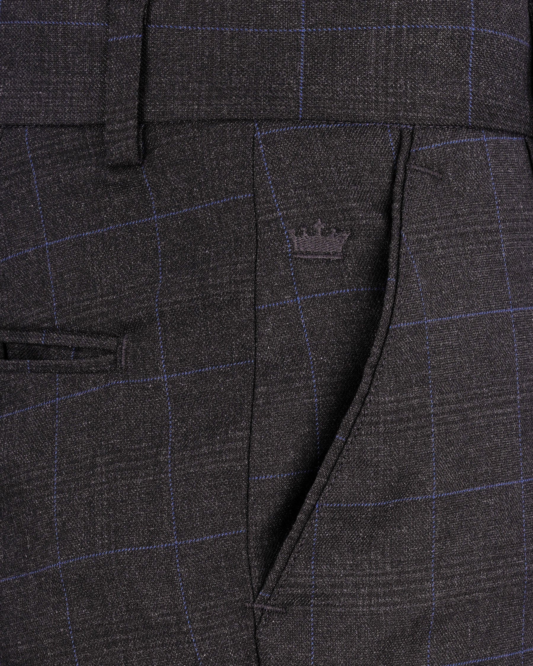 Eclipse Gray Plaid Pant T1954-28, T1954-30, T1954-32, T1954-34, T1954-36, T1954-38, T1954-40, T1954-42, T1954-44