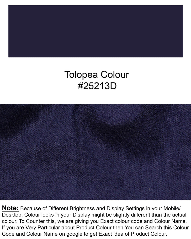 Tolopea Navy Blue Cotton Pant T1967-28, T1967-30, T1967-32, T1967-34, T1967-36, T1967-38, T1967-40, T1967-42, T1967-44