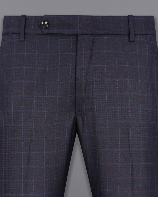 Gravel Gray Plaid Pant T1972-28, T1972-30, T1972-32, T1972-34, T1972-36, T1972-38, T1972-40, T1972-42, T1972-44