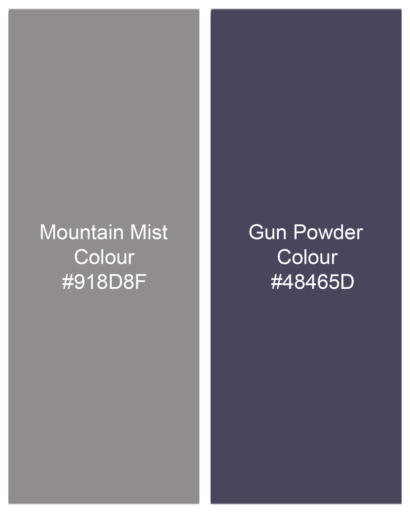 Gun Powder Blue Textured Pant T1982-28, T1982-30, T1982-32, T1982-34, T1982-36, T1982-38, T1982-40, T1982-42, T1982-44