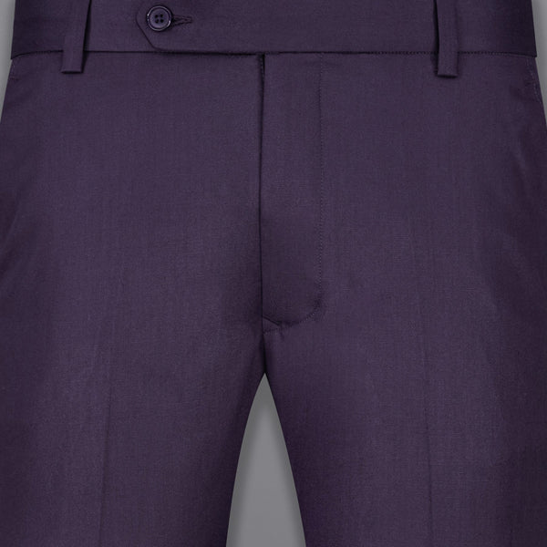 Buy Hangup Purple Cotton Linen Regular Fit Trousers for Mens Online  Tata  CLiQ