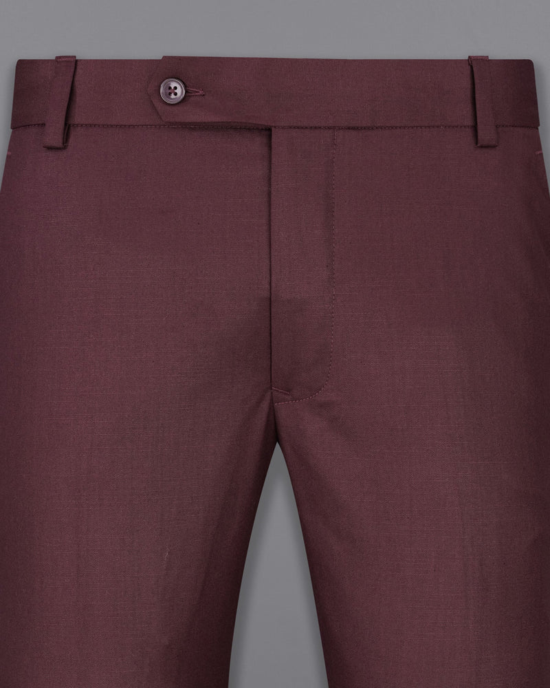 Men Burgundy Trousers  Buy Men Burgundy Trousers online in India