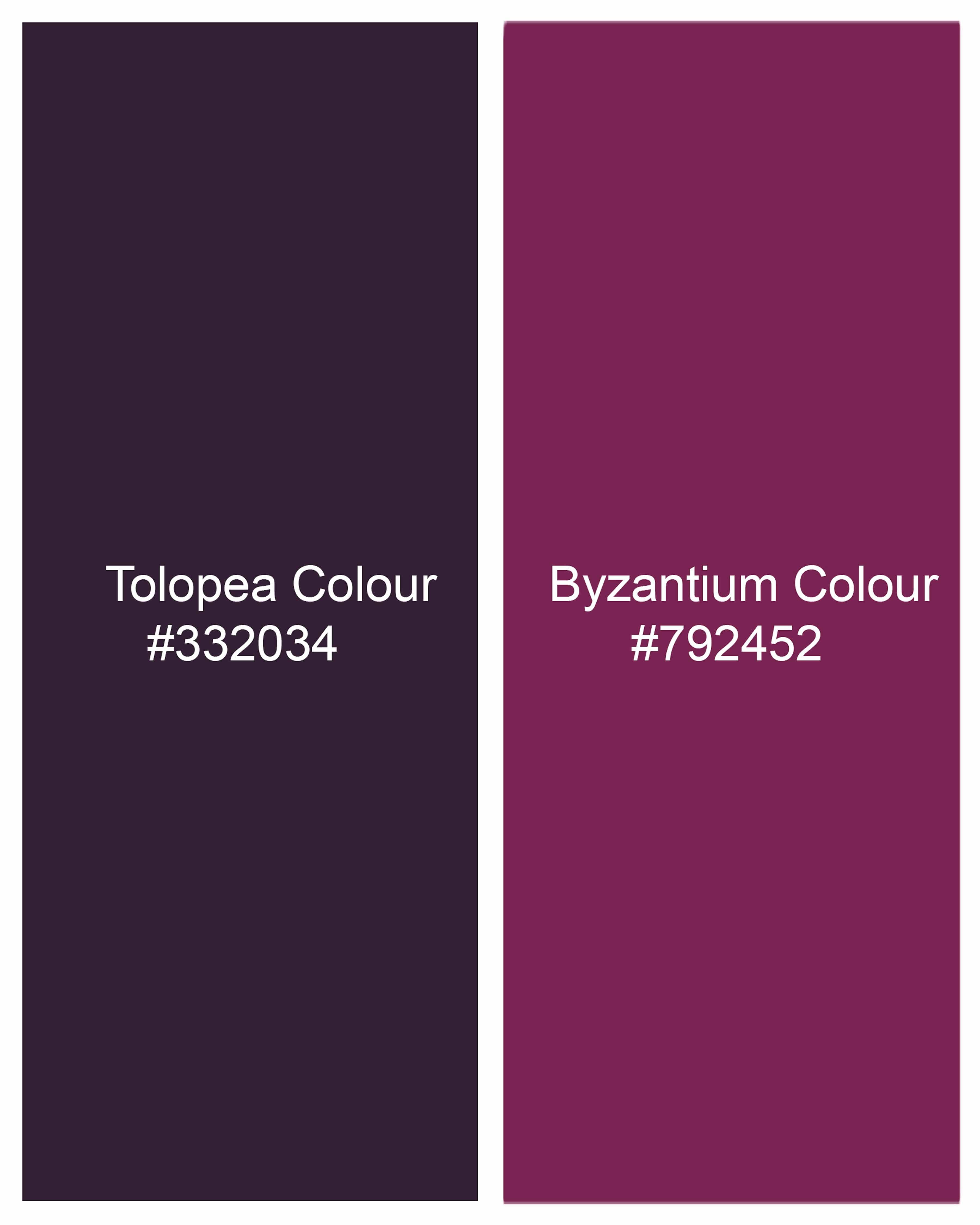 Tolopea Purple with Byzantium Pink Striped Pant T2035-28, T2035-30, T2035-32, T2035-34, T2035-36, T2035-38, T2035-40, T2035-42, T2035-44