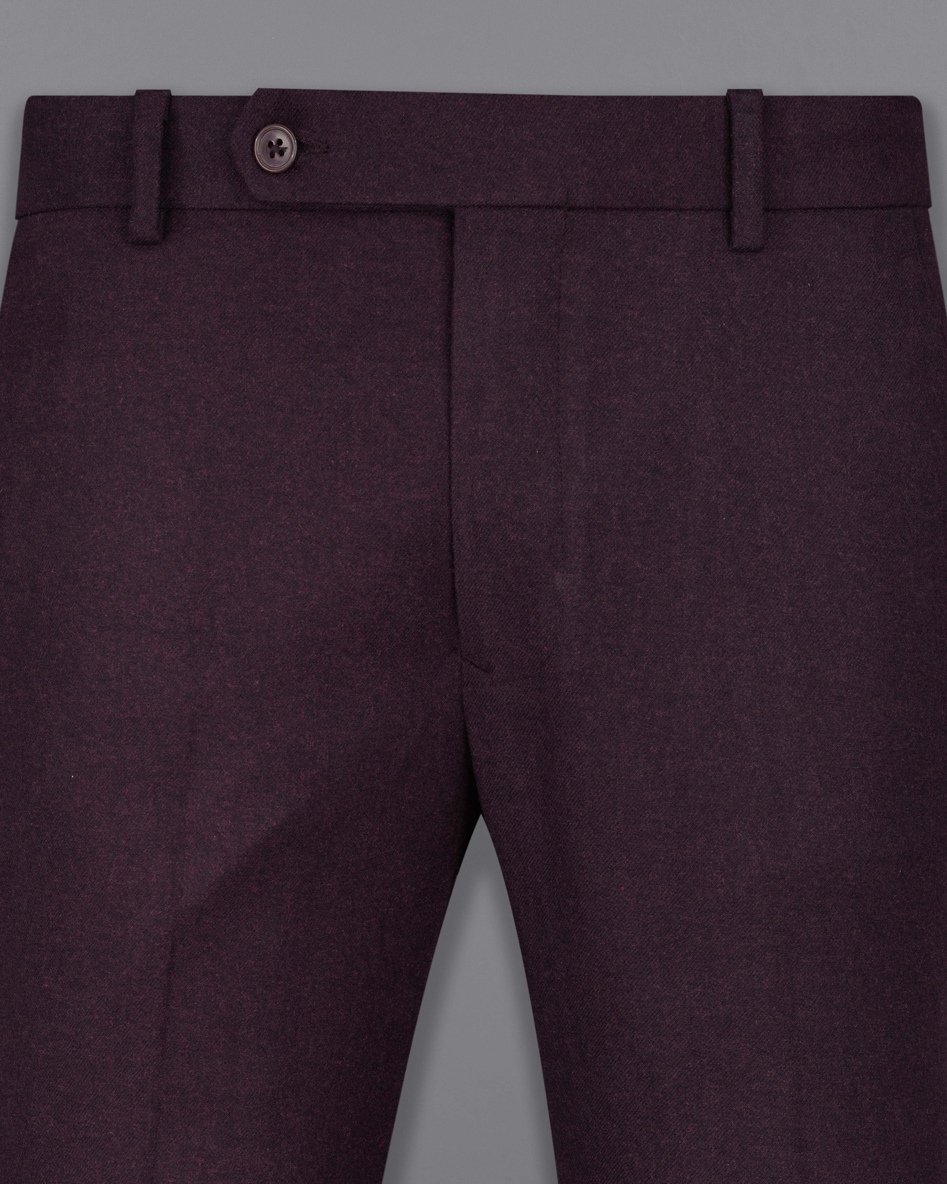 Toledo Wine Pure Wool Pant T2067-28, T2067-30, T2067-32, T2067-34, T2067-36, T2067-38, T2067-40, T2067-42, T2067-44