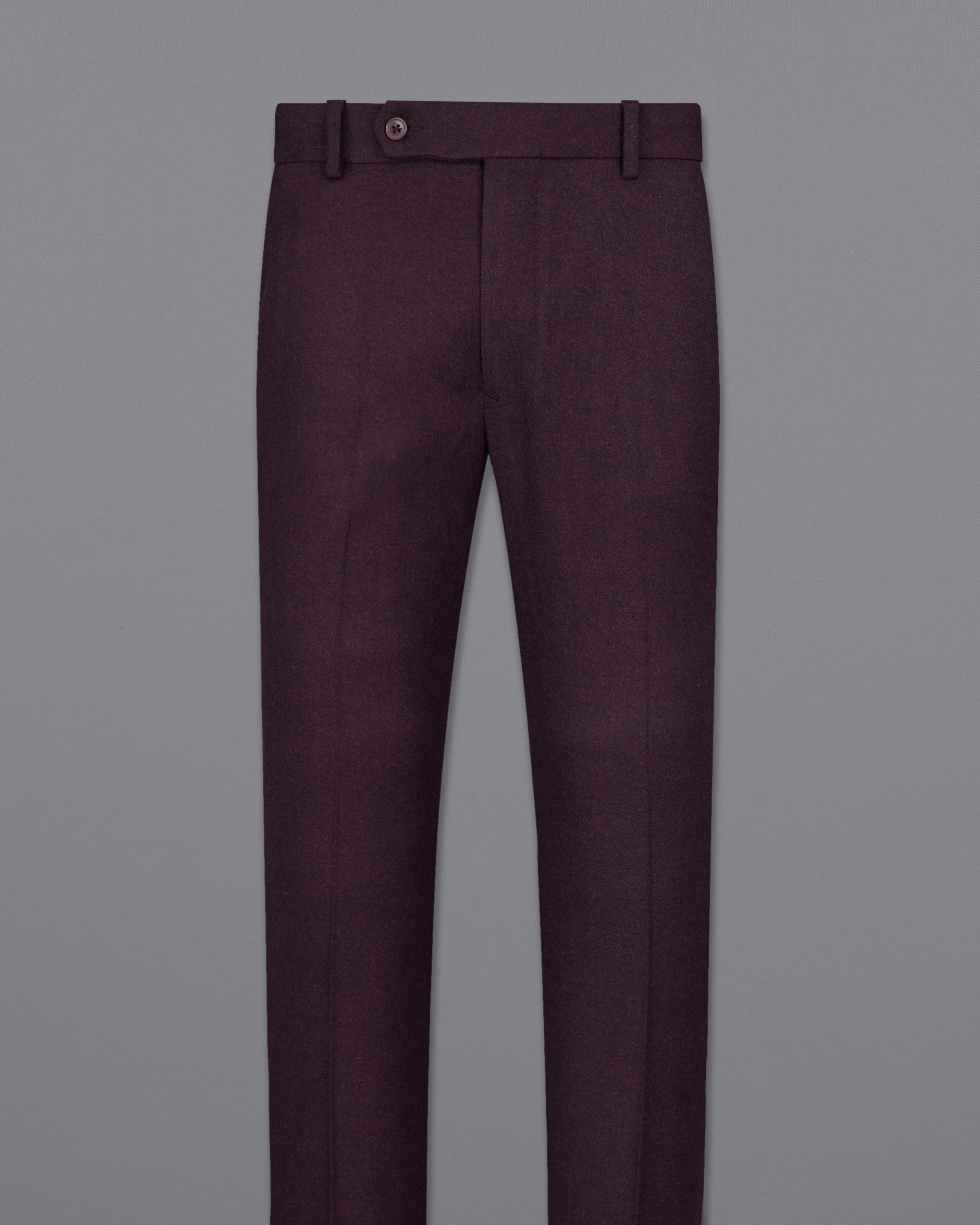 Toledo Wine Pure Wool Pant T2067-28, T2067-30, T2067-32, T2067-34, T2067-36, T2067-38, T2067-40, T2067-42, T2067-44