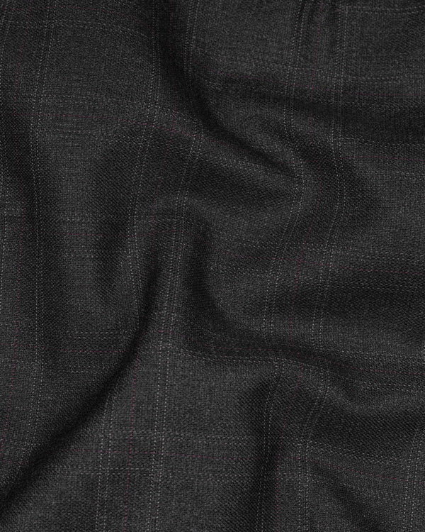 Nero Grey Subtle Plaid Pant Nero Grey Subtle Plaid Pant T2078-28, T2078-30, T2078-32, T2078-34, T2078-36, T2078-38, T2078-40, T2078-42, T2078-44